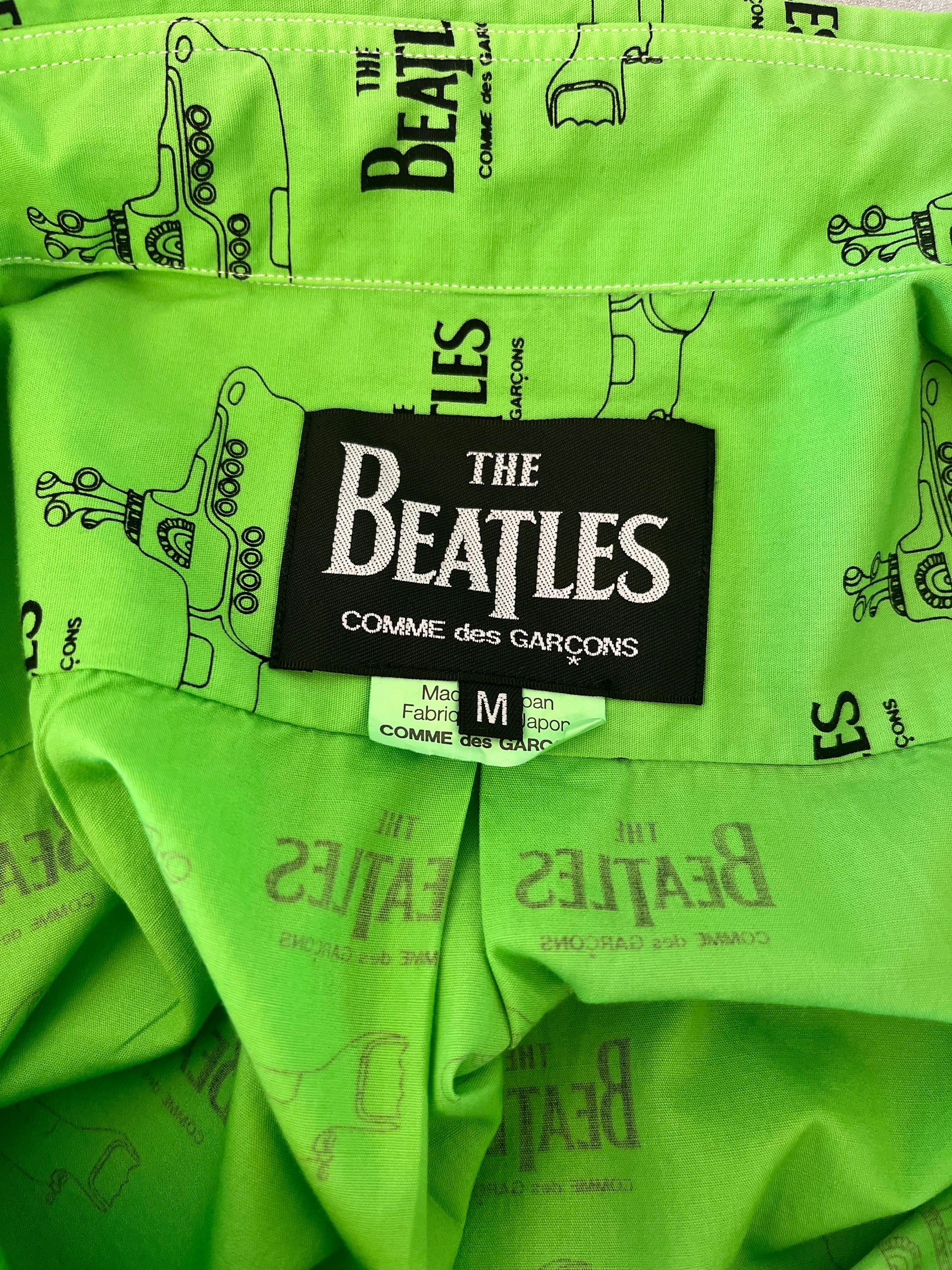 Comme des Garçons × The Beatles 2011 Autumn/Winter “Yellow Submarine” Print Shirt