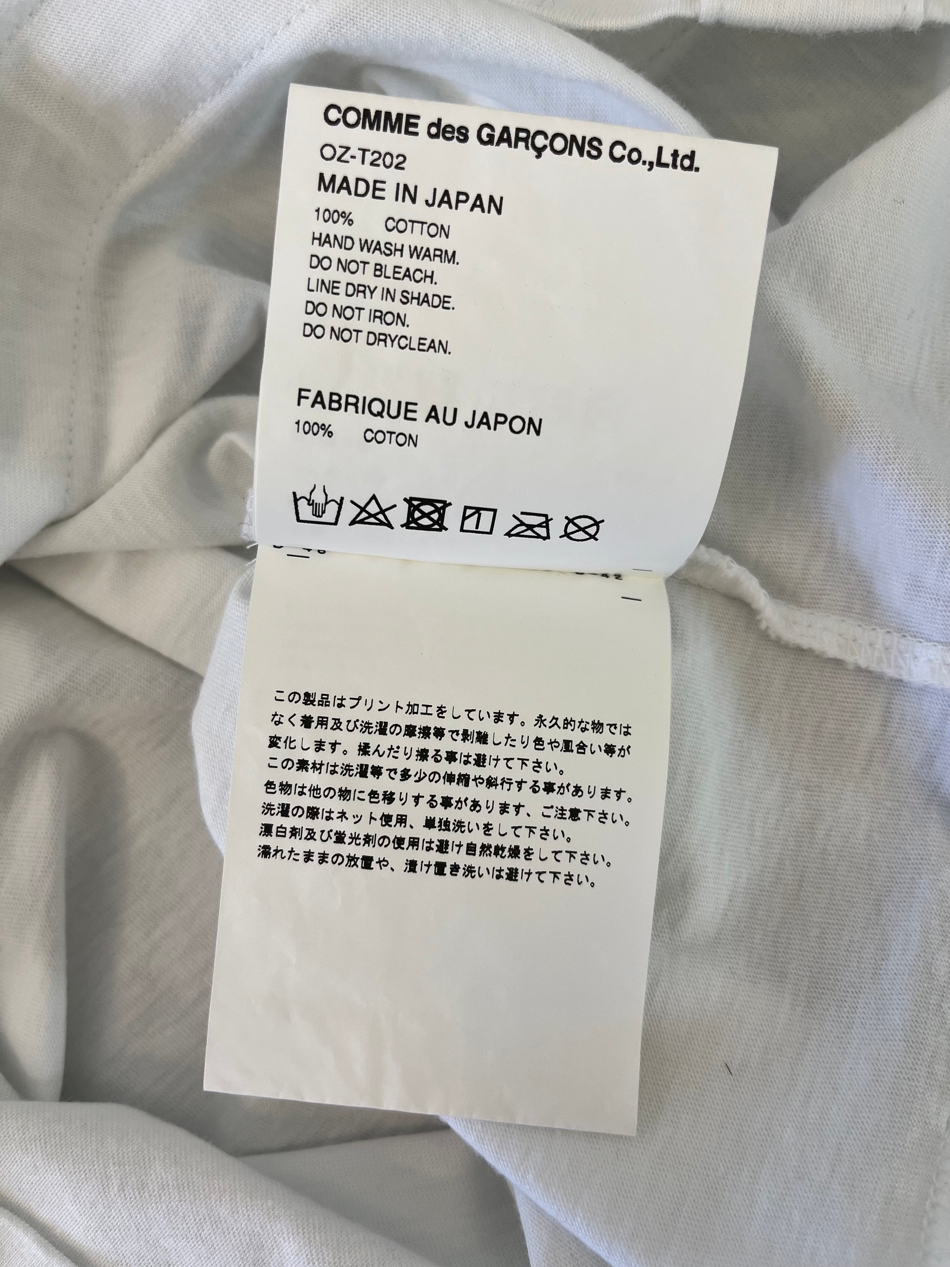 Comme des Garçons 2019 Spring/Summer “MY ENERGY” Graphic T-Shirt