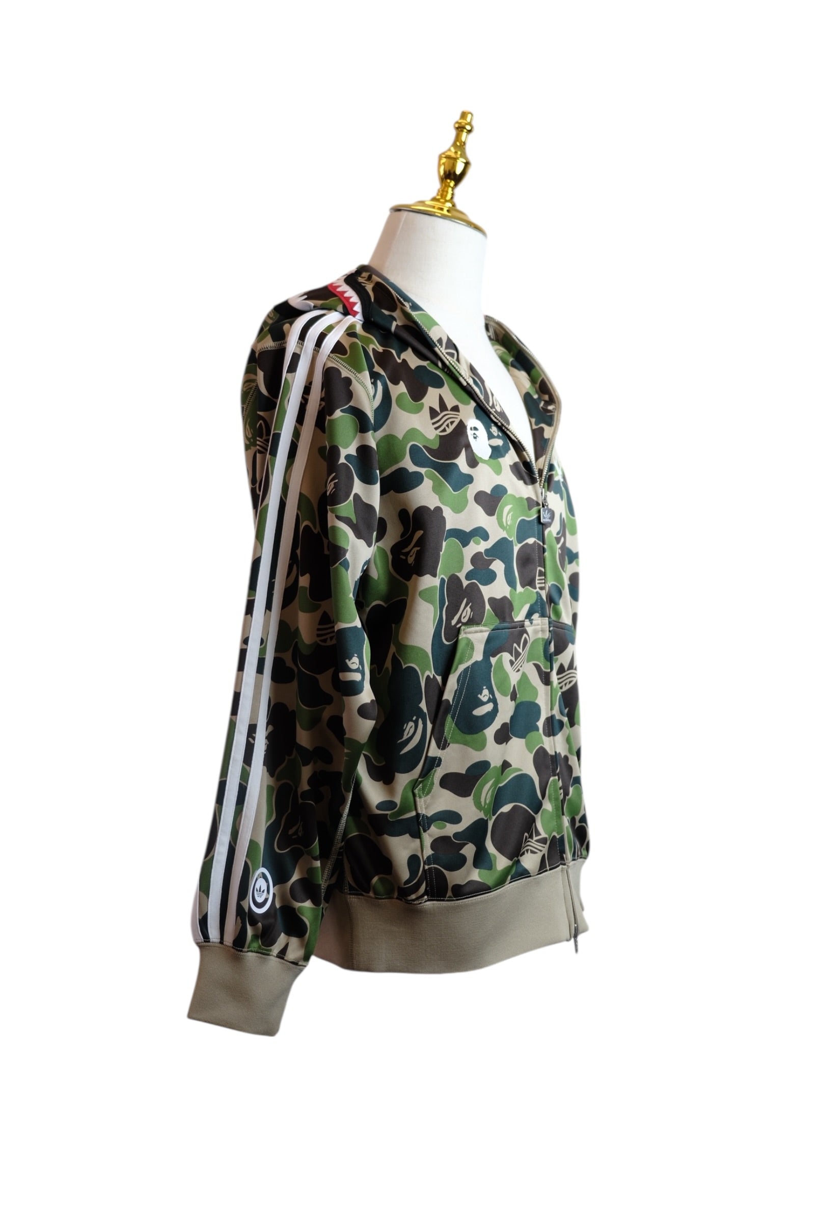 adidas SHARK TRACK HOODIE BAPE Size: M
