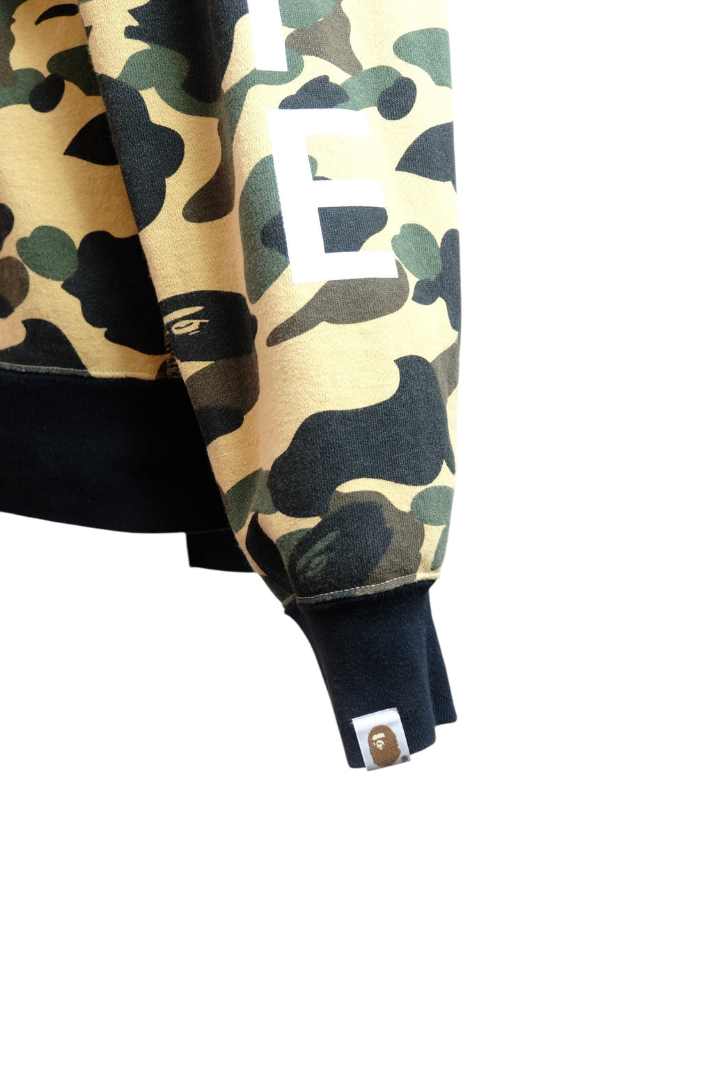 A BATHING APE 1st Camo Half Bape Full Zip Hoodie L