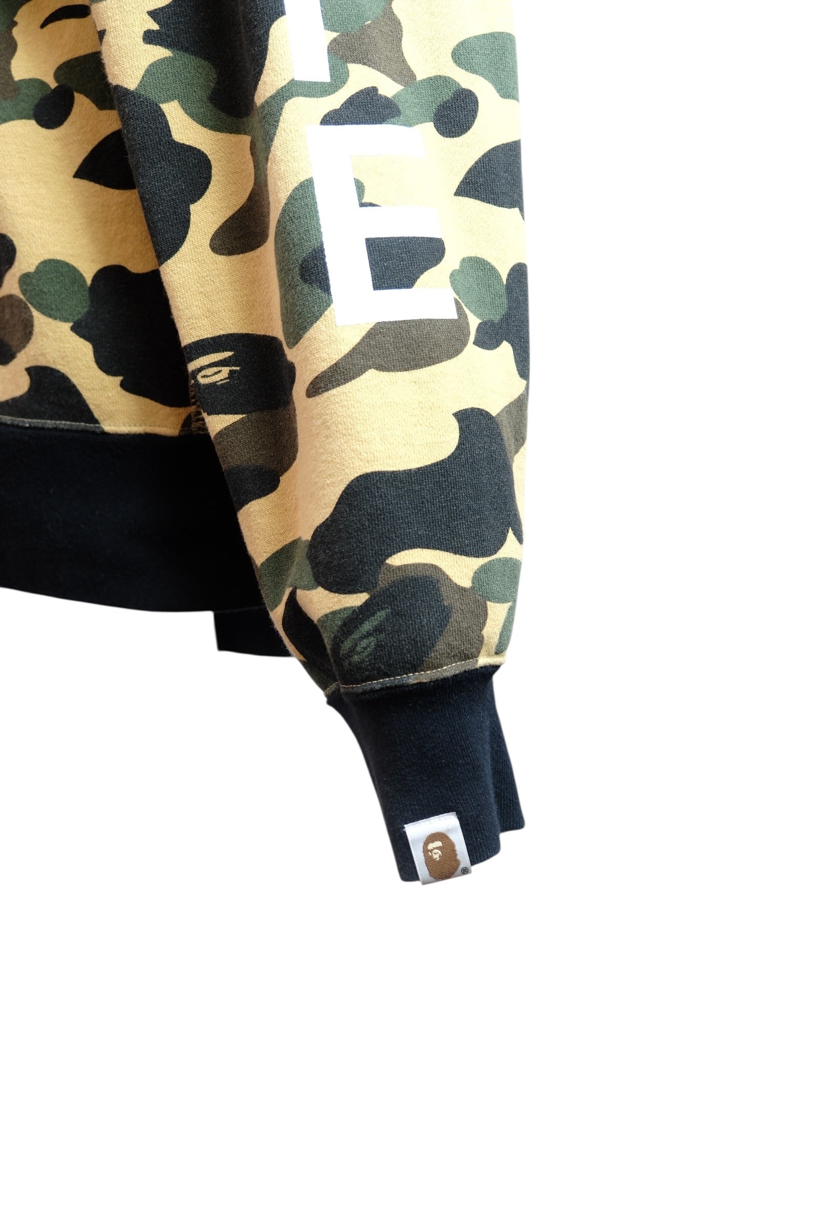 A BATHING APE 1st Camo Half Bape Full Zip Hoodie L