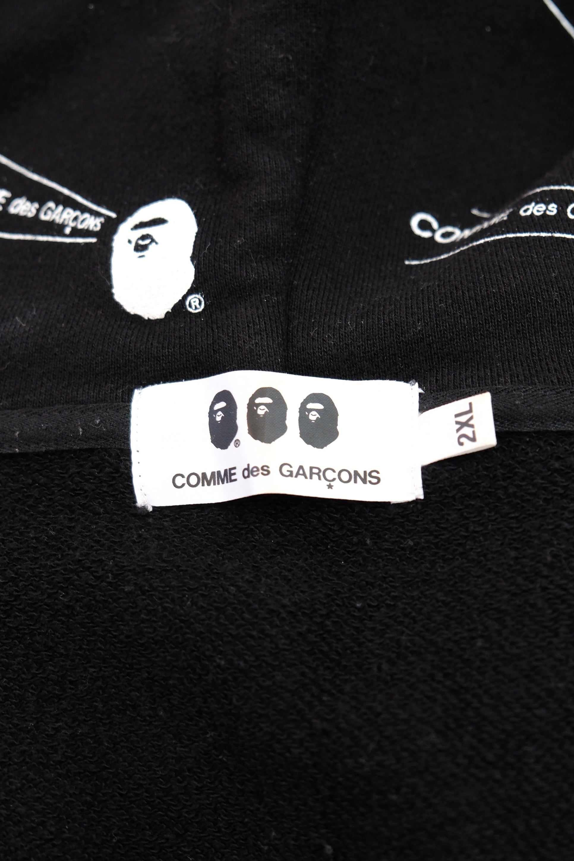CDG OSAKA X BAPE FULL ZIP HOODIE - Size XXL/SS2021