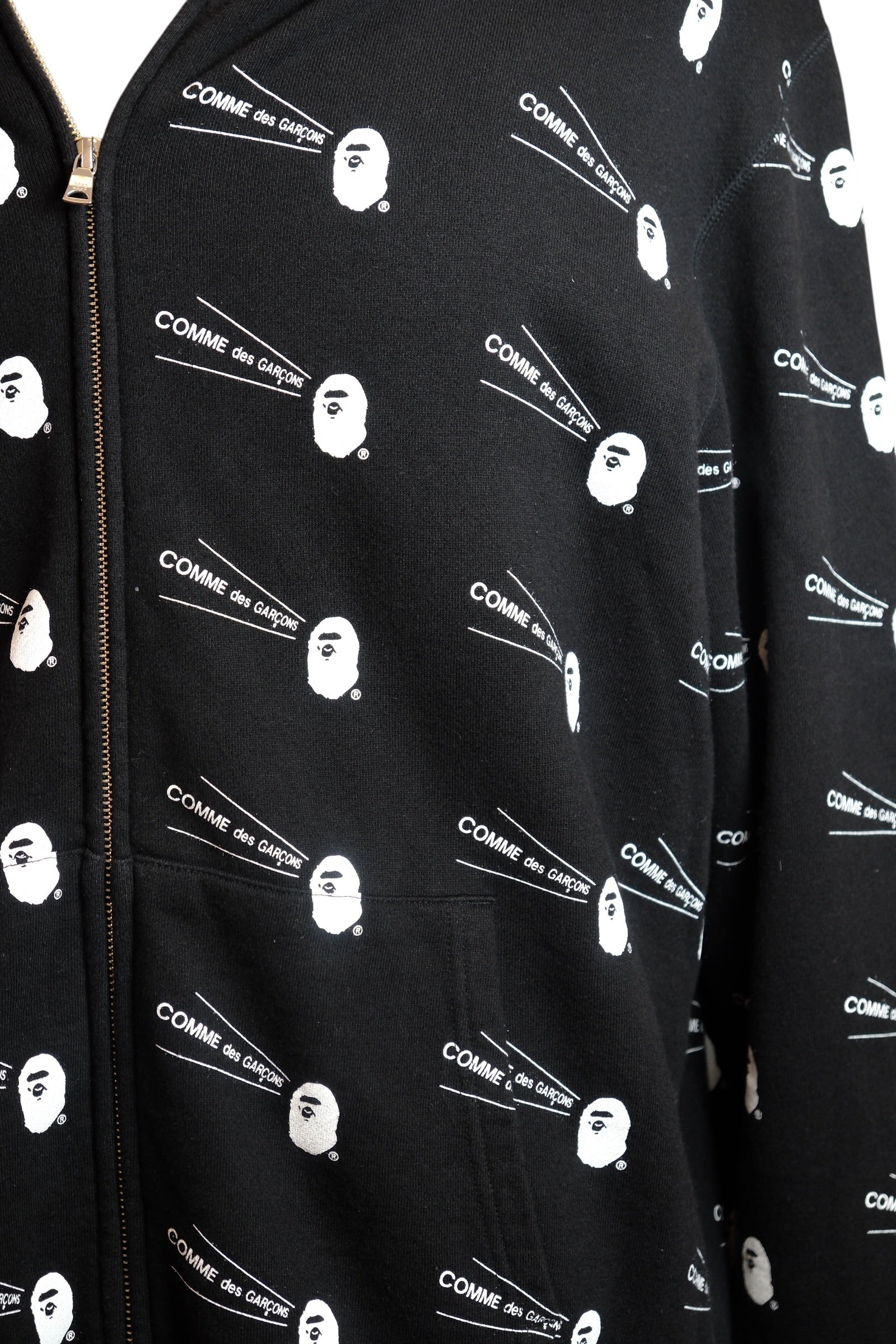 CDG OSAKA X BAPE FULL ZIP HOODIE - Size XXL/SS2021