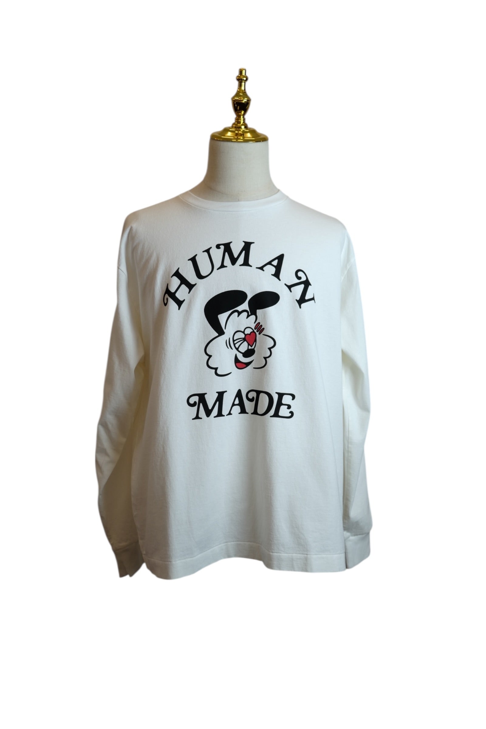 Human Made × Girls Don't Cry long T-shirt White 2XL Verdy face
