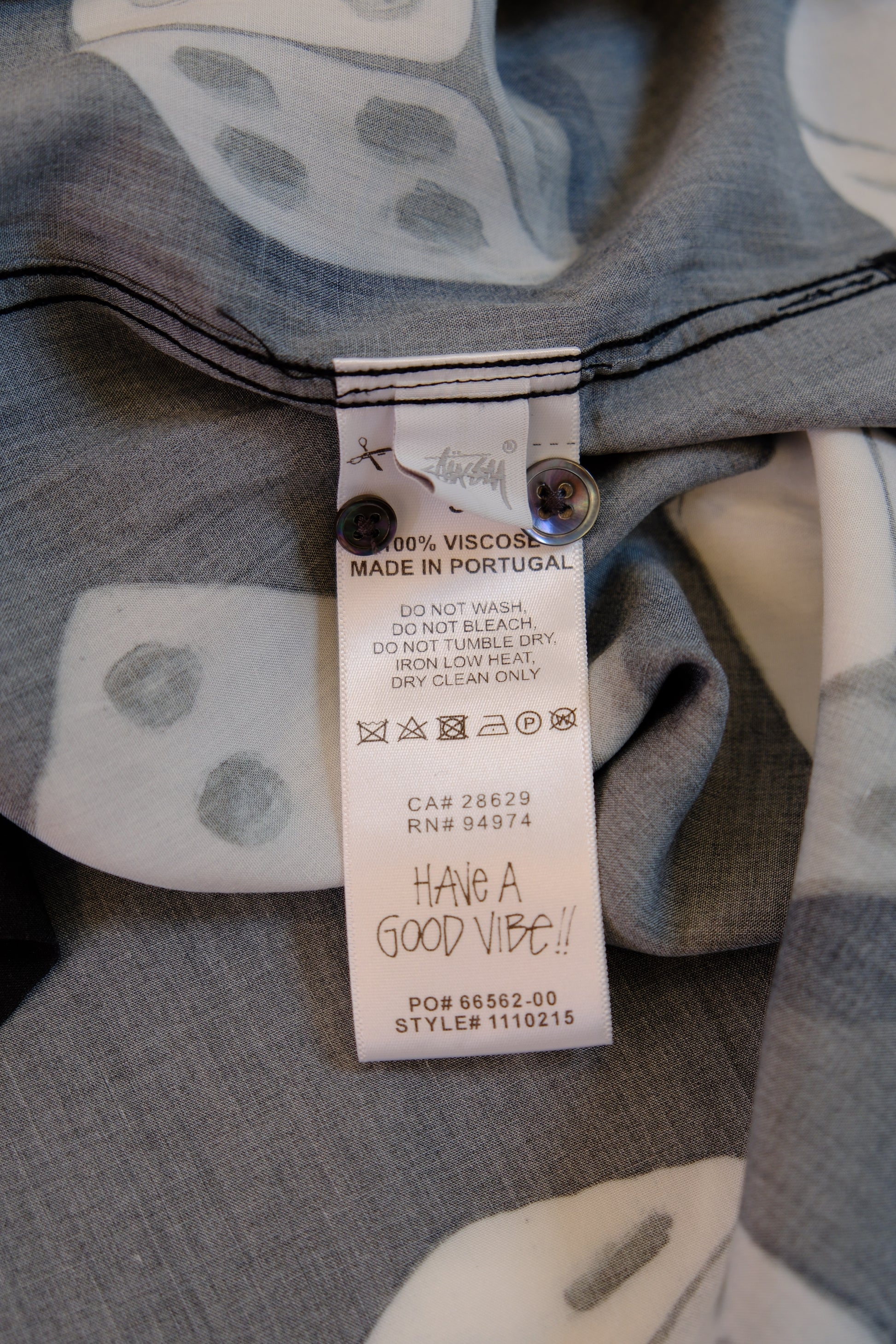 STUSSY DICE PATTERN S-SHIRT