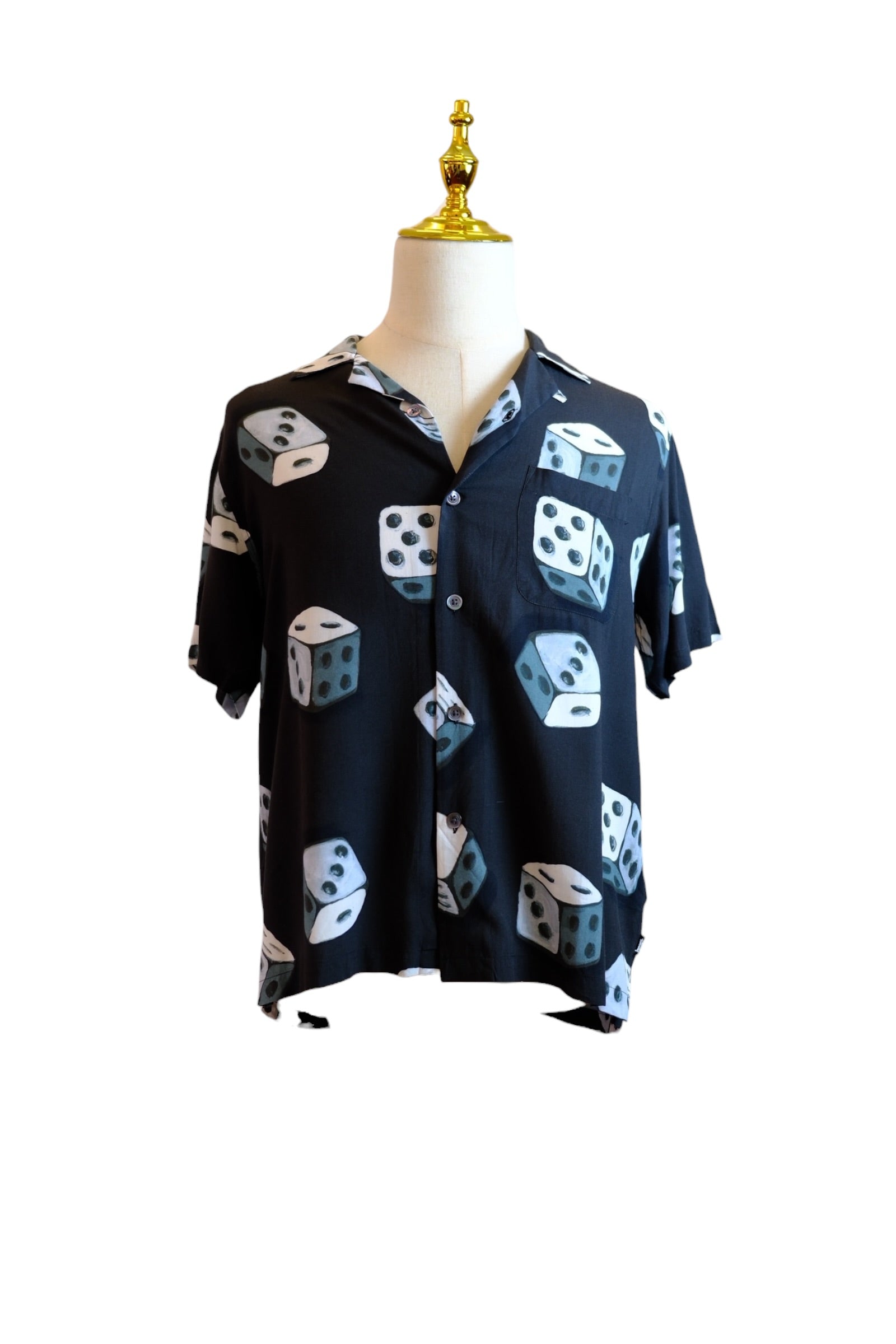 STUSSY DICE PATTERN S-SHIRT