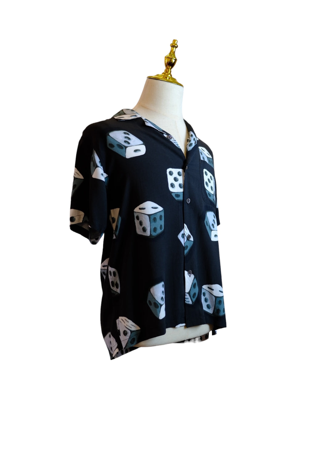 STUSSY DICE PATTERN S-SHIRT
