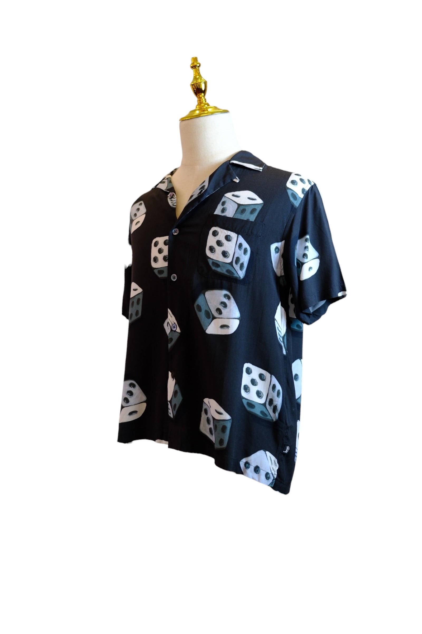 STUSSY DICE PATTERN S-SHIRT