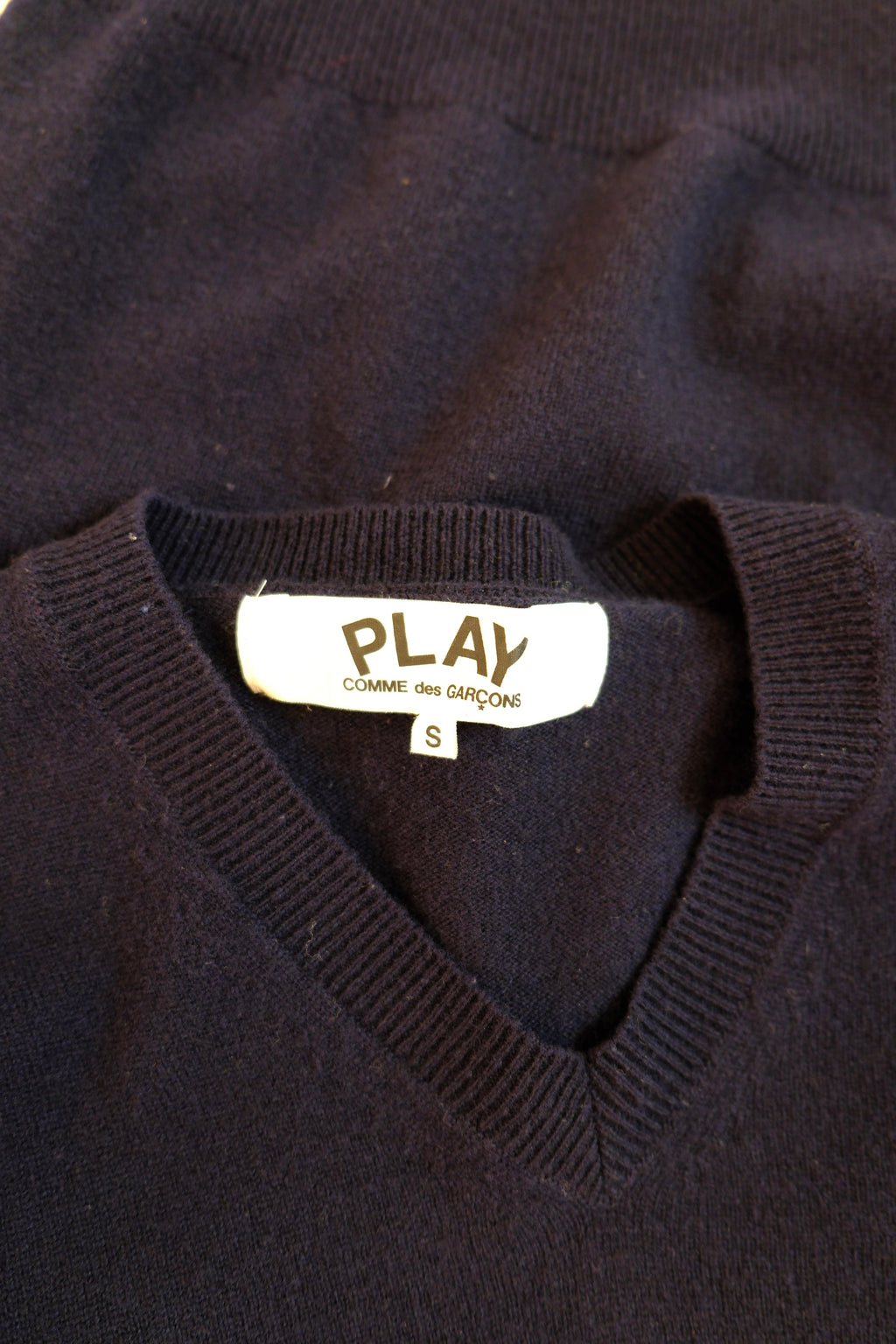 Play COMME des GARCONS Knit Dark Blue S