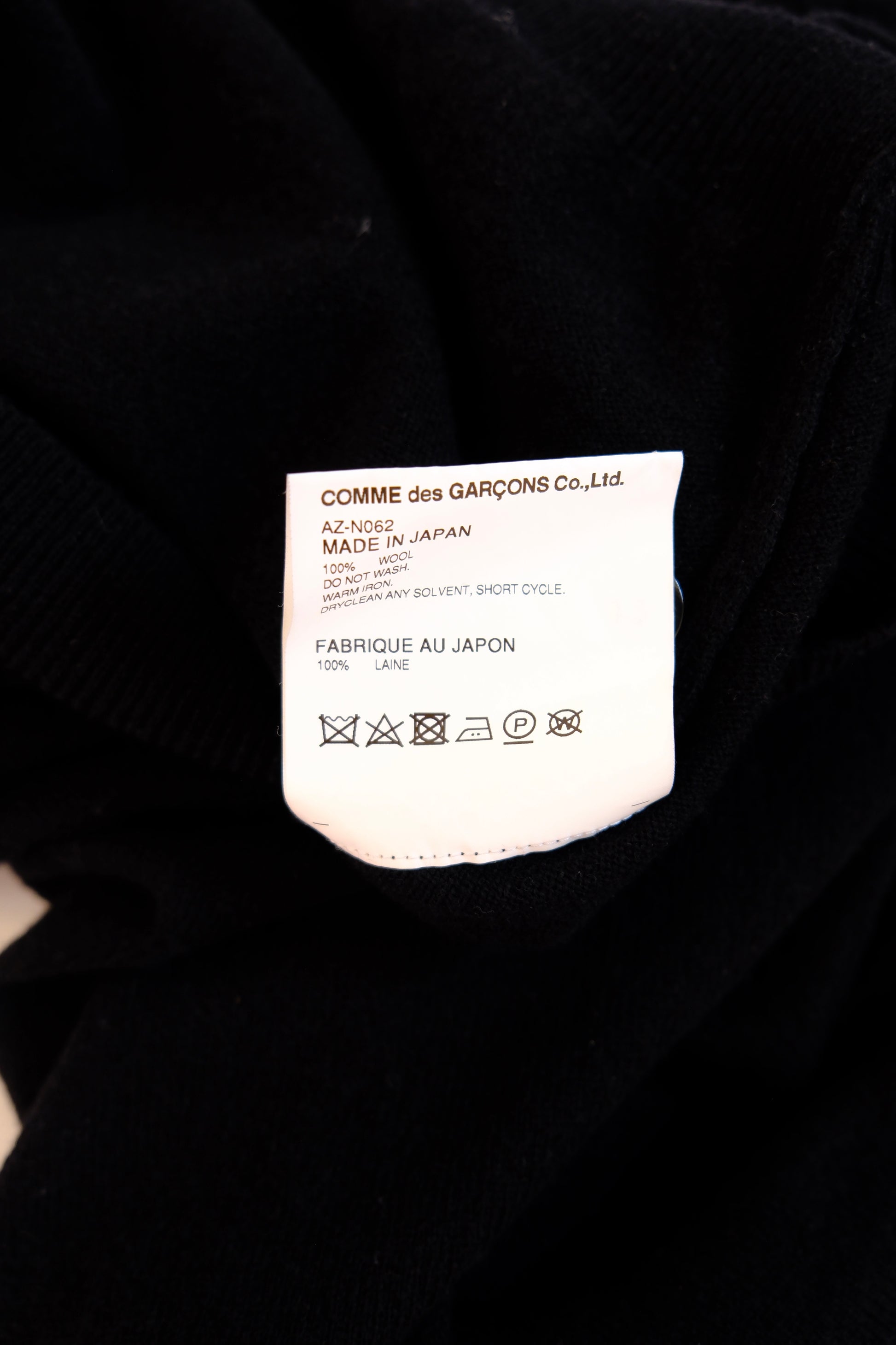 Play COMME des GARCONS Cardigan Black M