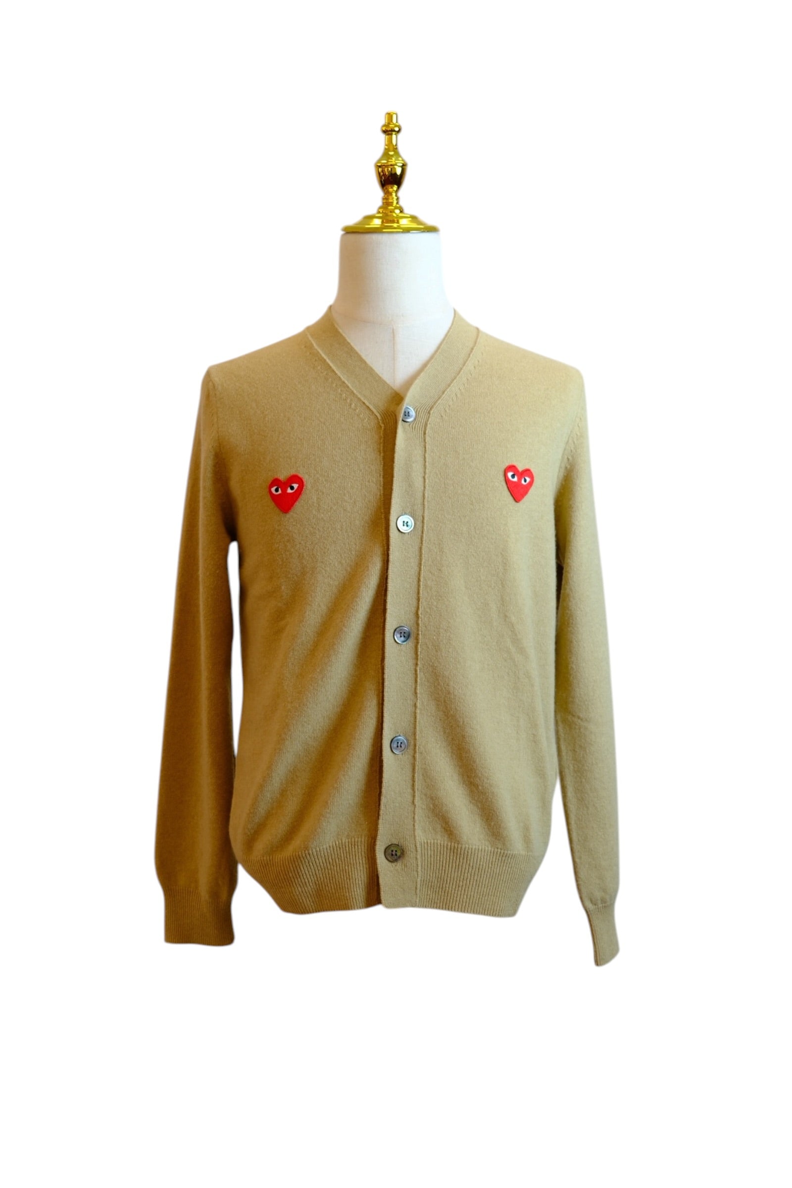 Play COMME des GARCONS Cardigan Caramel M