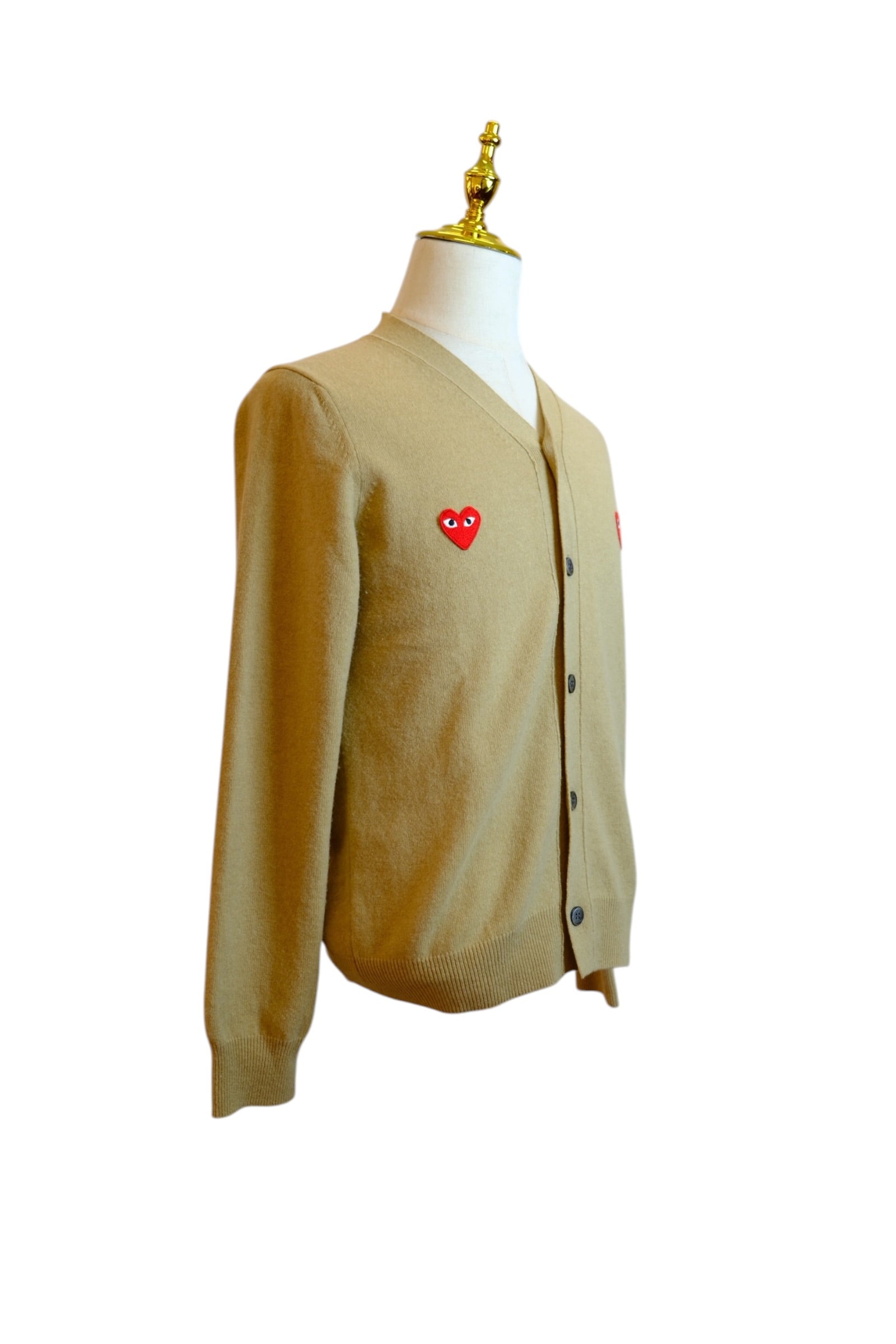 Play COMME des GARCONS Cardigan Caramel M