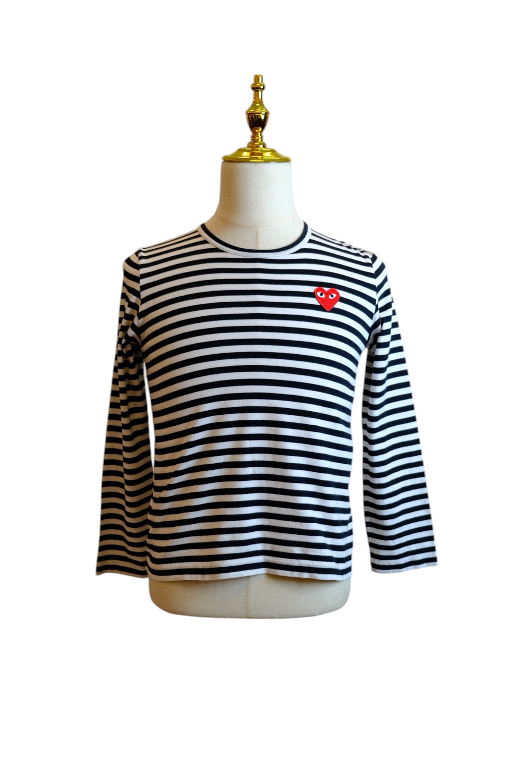 PLAY COMME des GARCONS Striped Long Sleeve T-shirt - Size L