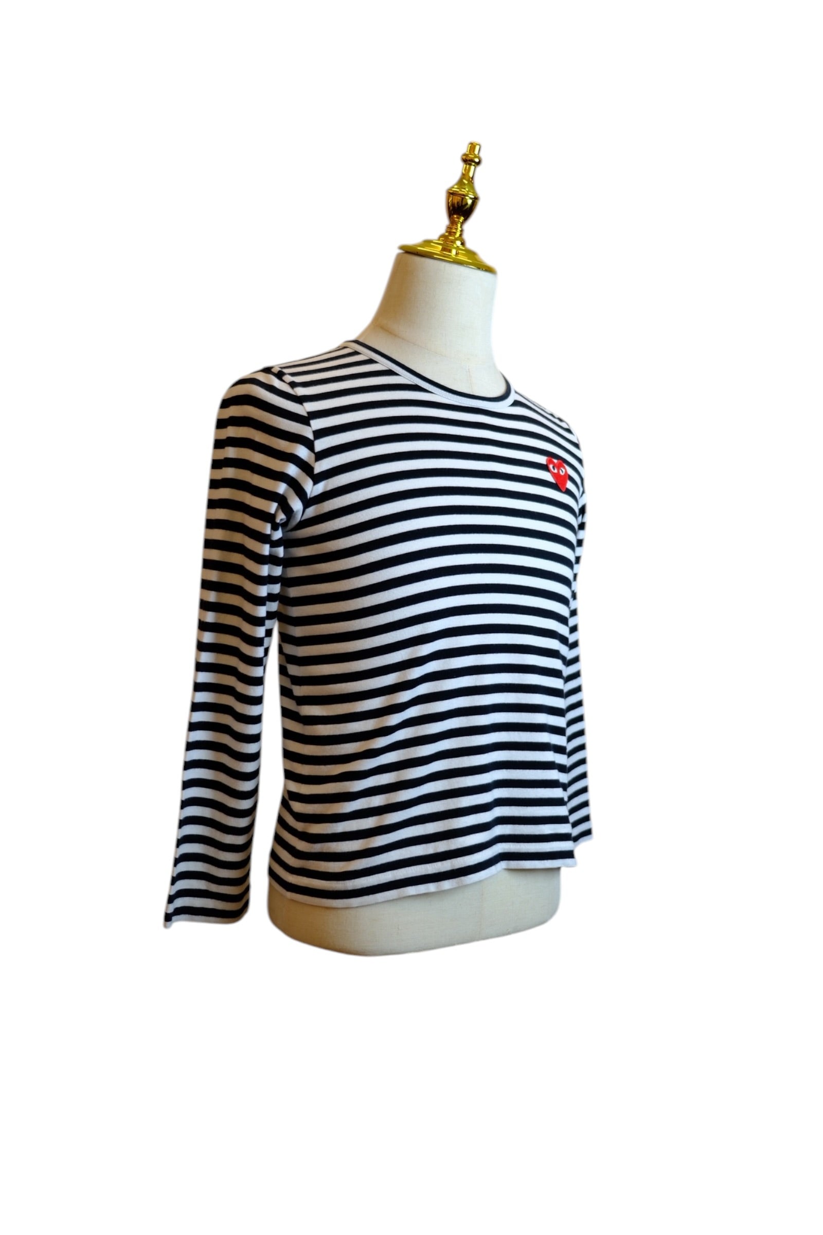 PLAY COMME des GARCONS Striped Long Sleeve T-shirt - Size L