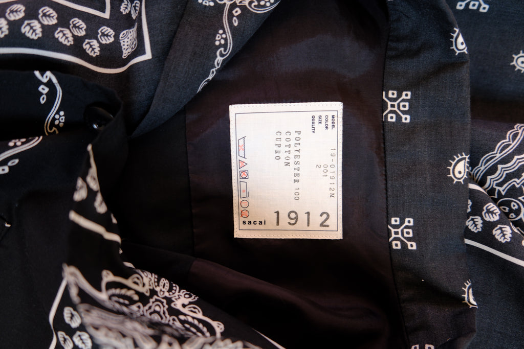 Sacai Shirt Black 2(Like M)