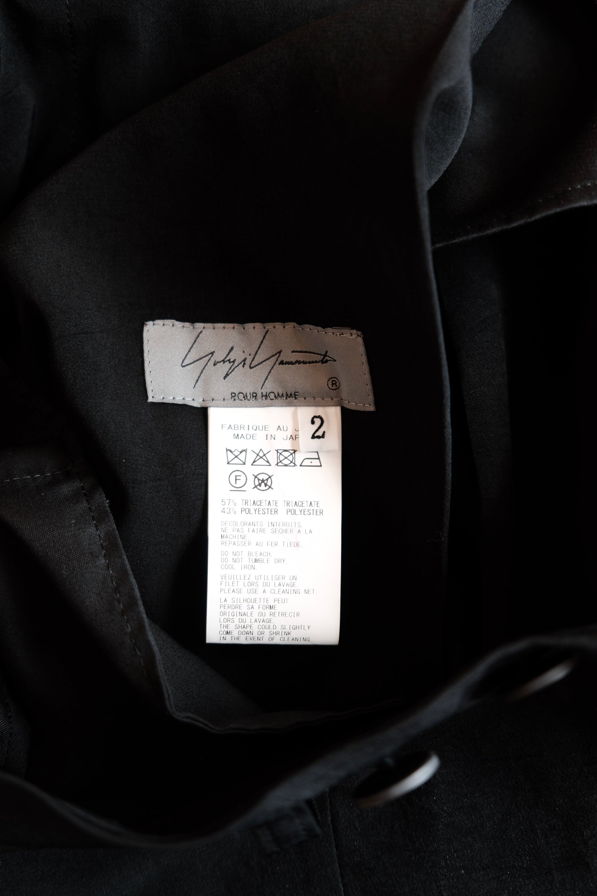 Yohji Yamamoto Pants Black Pants