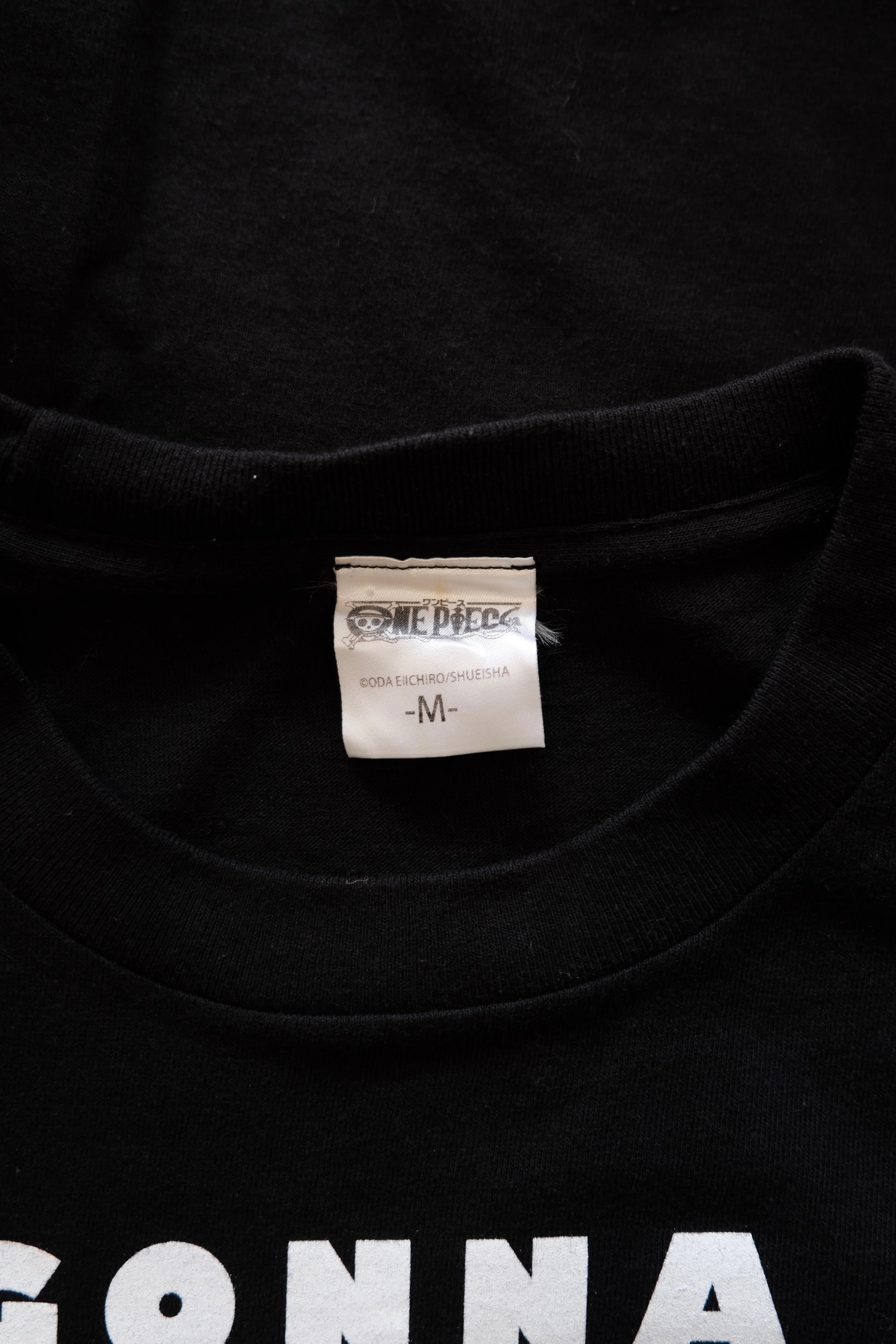 One Piece T-shirt Black        M