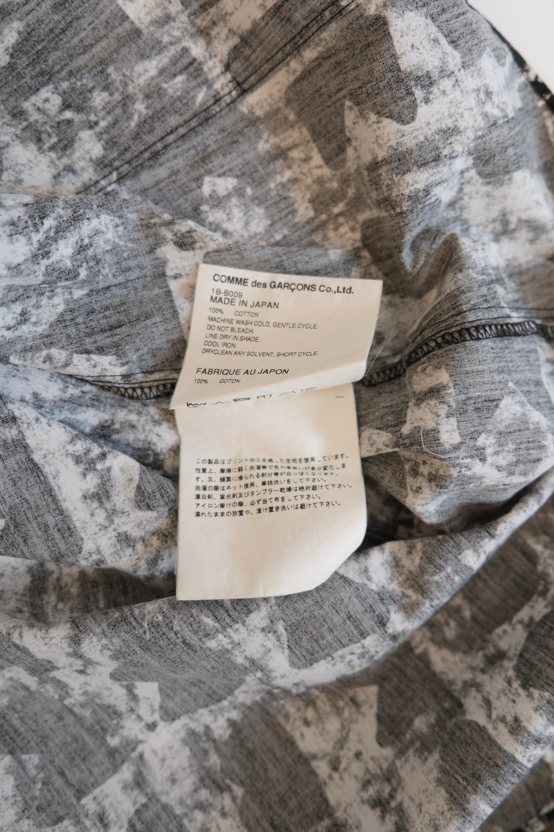 Black COMME des Garçon Long-Sleeve Shirt