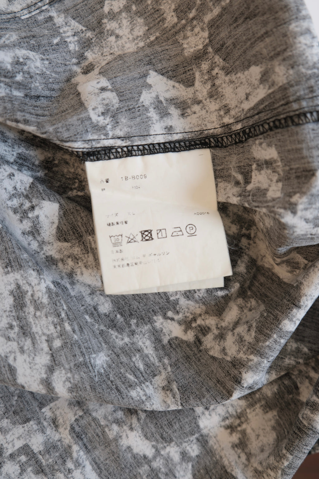 Black COMME des Garçon Long-Sleeve Shirt