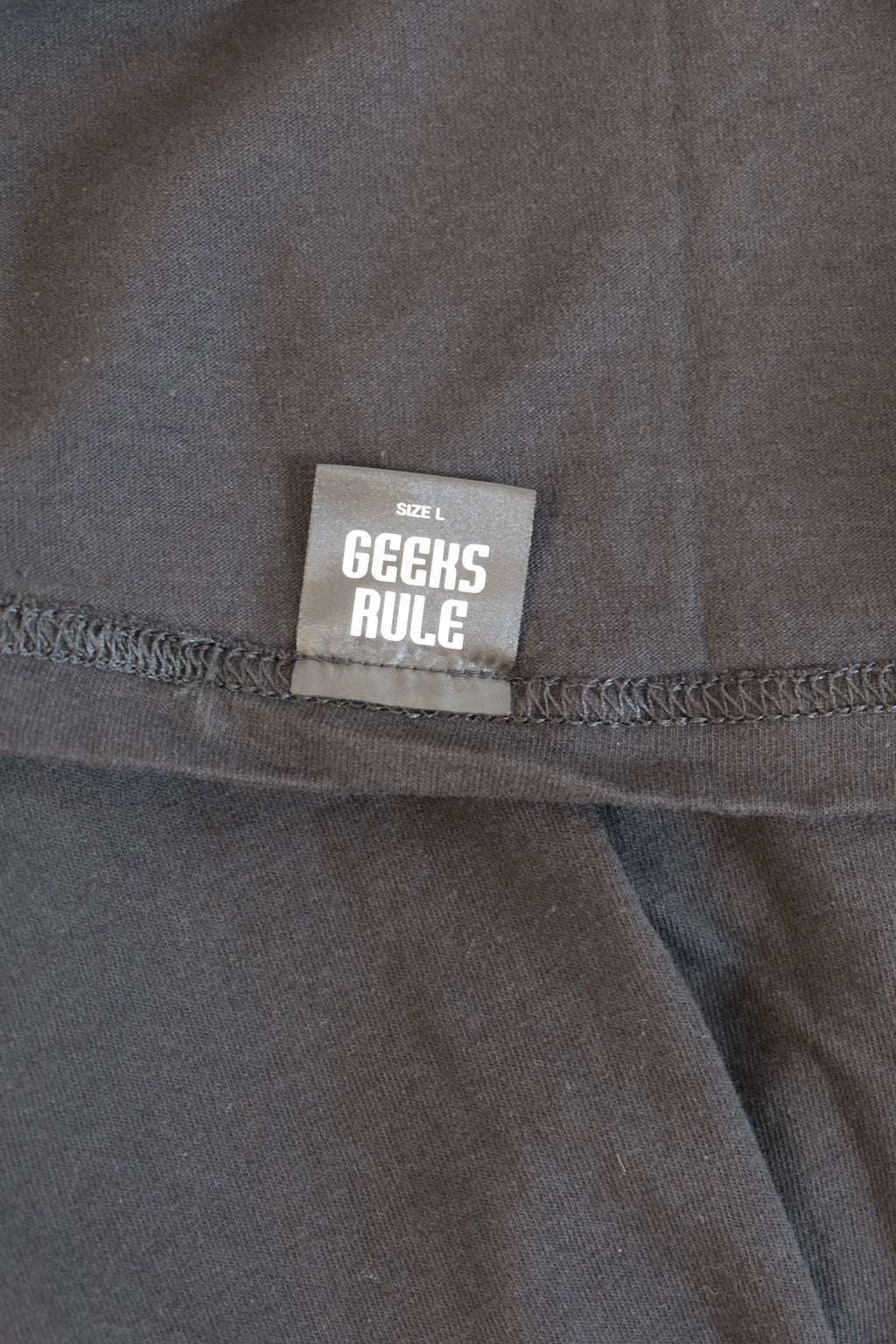 Geeks Rule T-shirt L size