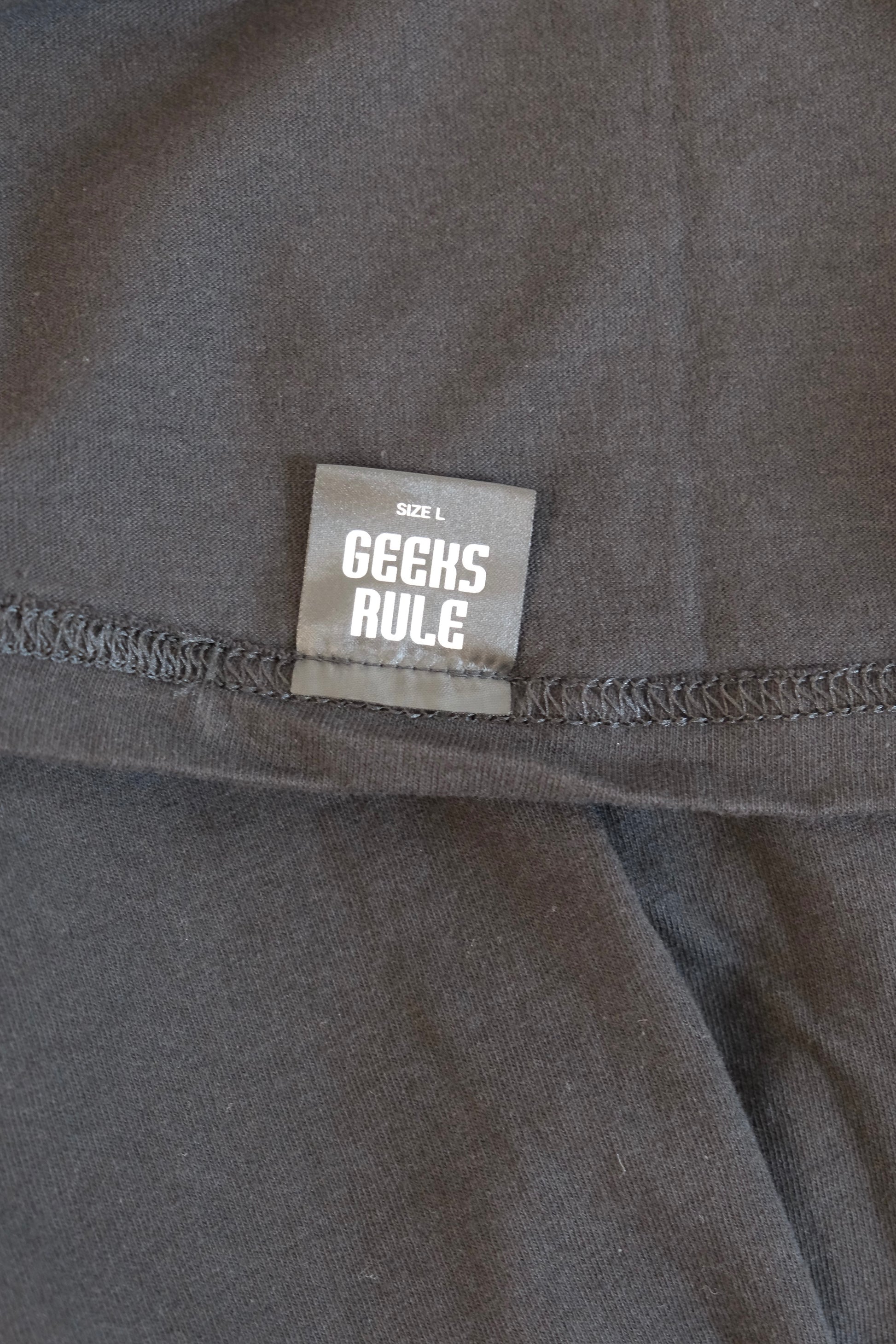Geeks Rule T-shirt L size