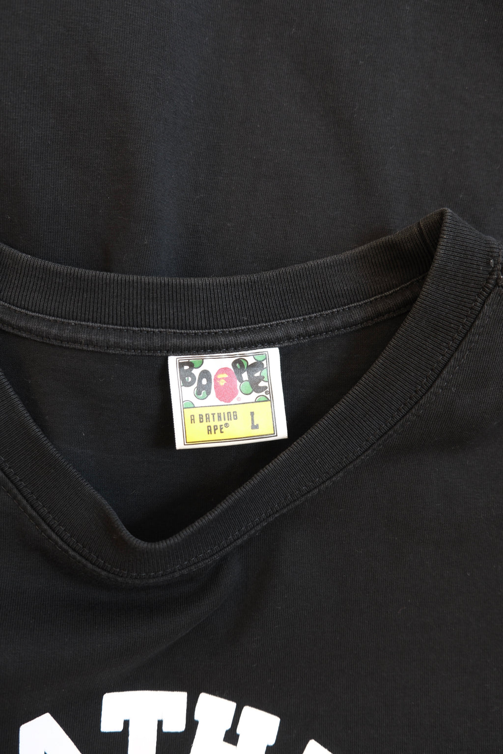 A BATHING APE T-shirt L Black