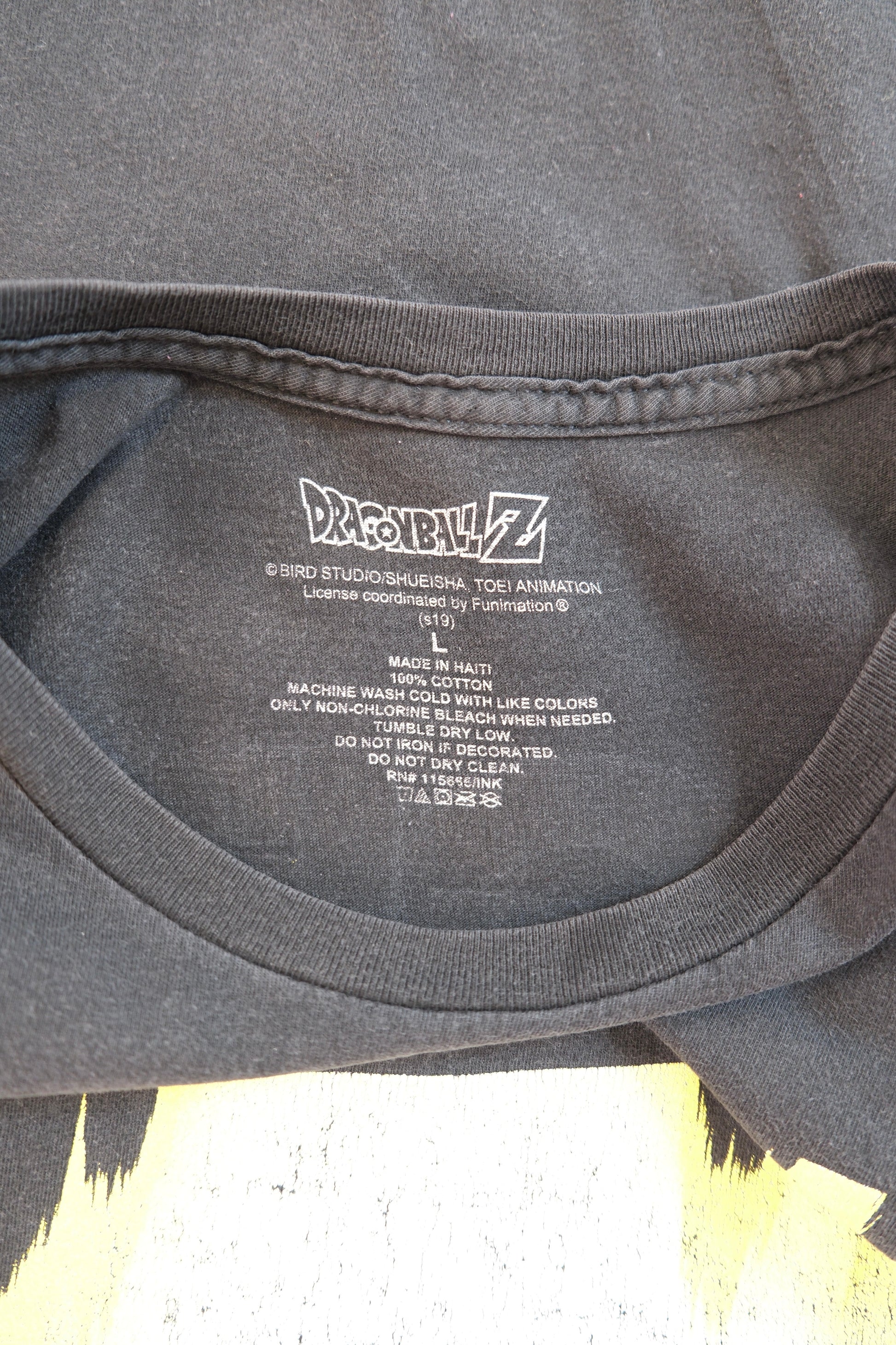 Dragon Ball Vegeta T-shirt L size