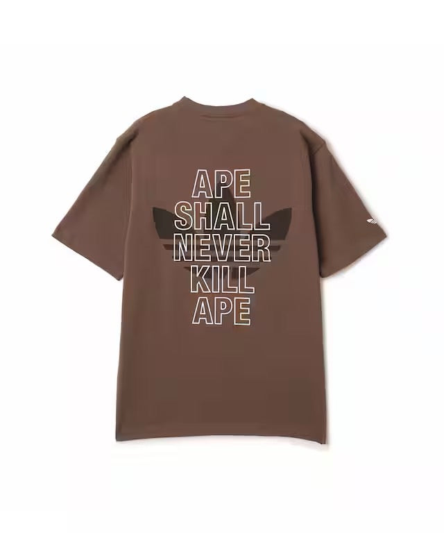 Adidas SSL TEE BAPE Size: M Color: Brown