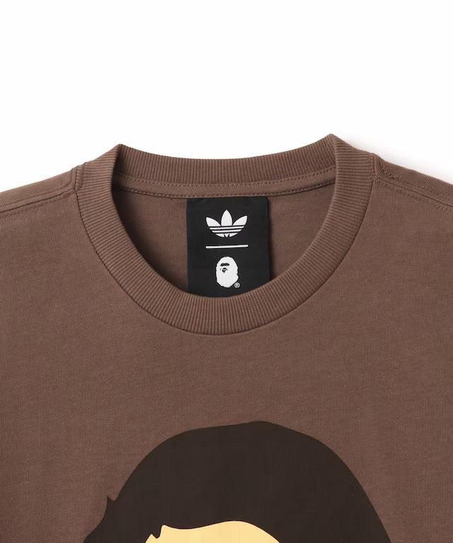 Adidas SSL TEE BAPE Size: M Color: Brown