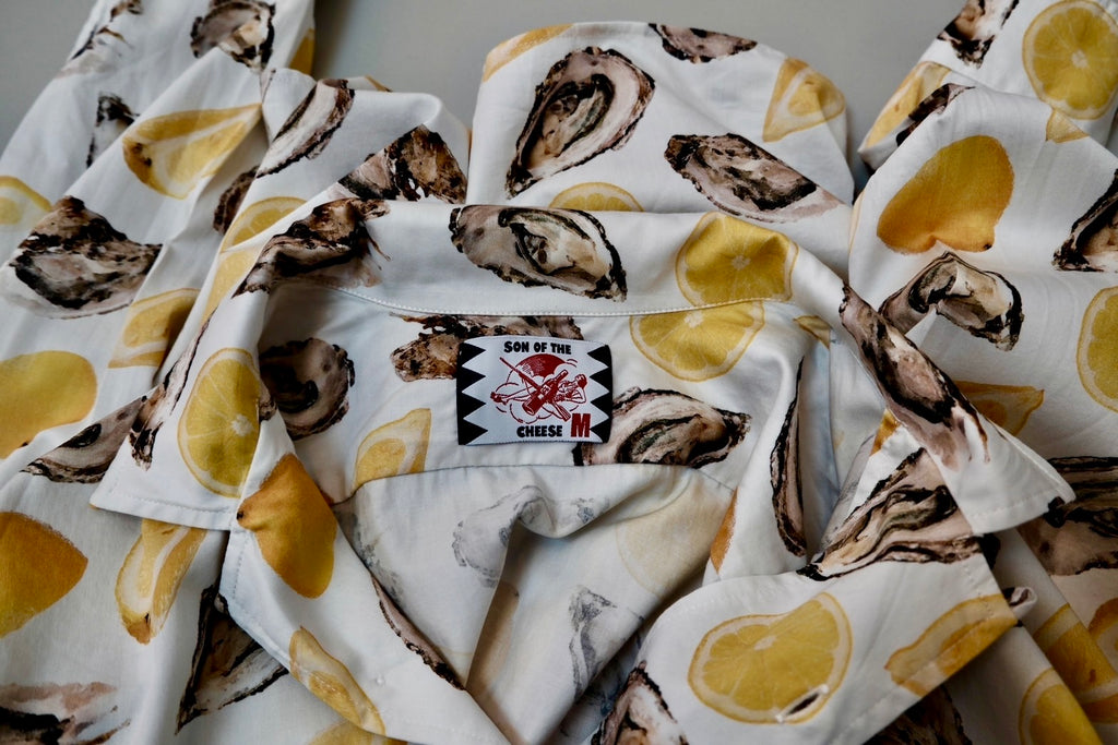 SON OF THE CHEESE – Oyster Print Shirt