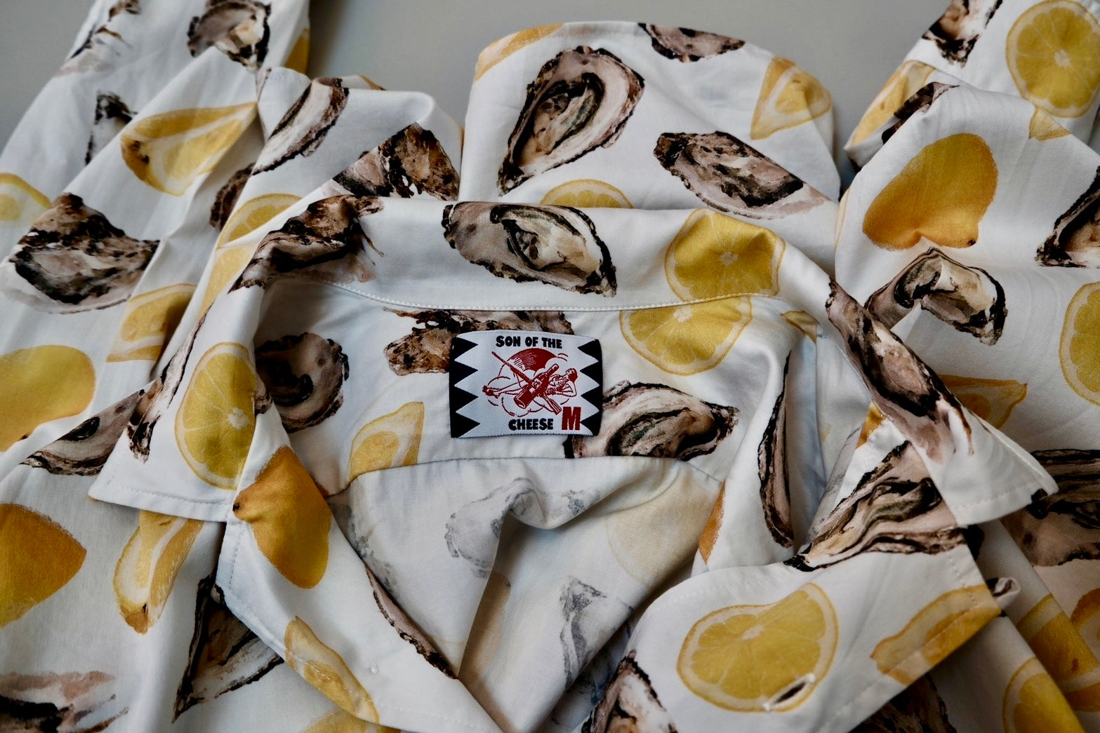 SON OF THE CHEESE – Oyster Print Shirt