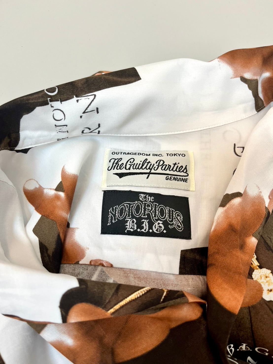 WACKO MARIA × The Notorious B.I.G. – BORN AGAIN Aloha Shirt / "Guilty Parties" Series