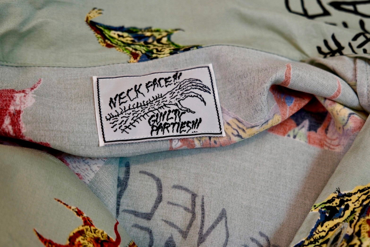 WACKO MARIA × NECK FACE – Devil Bat Aloha Shirt / "Guilty Parties" Series
