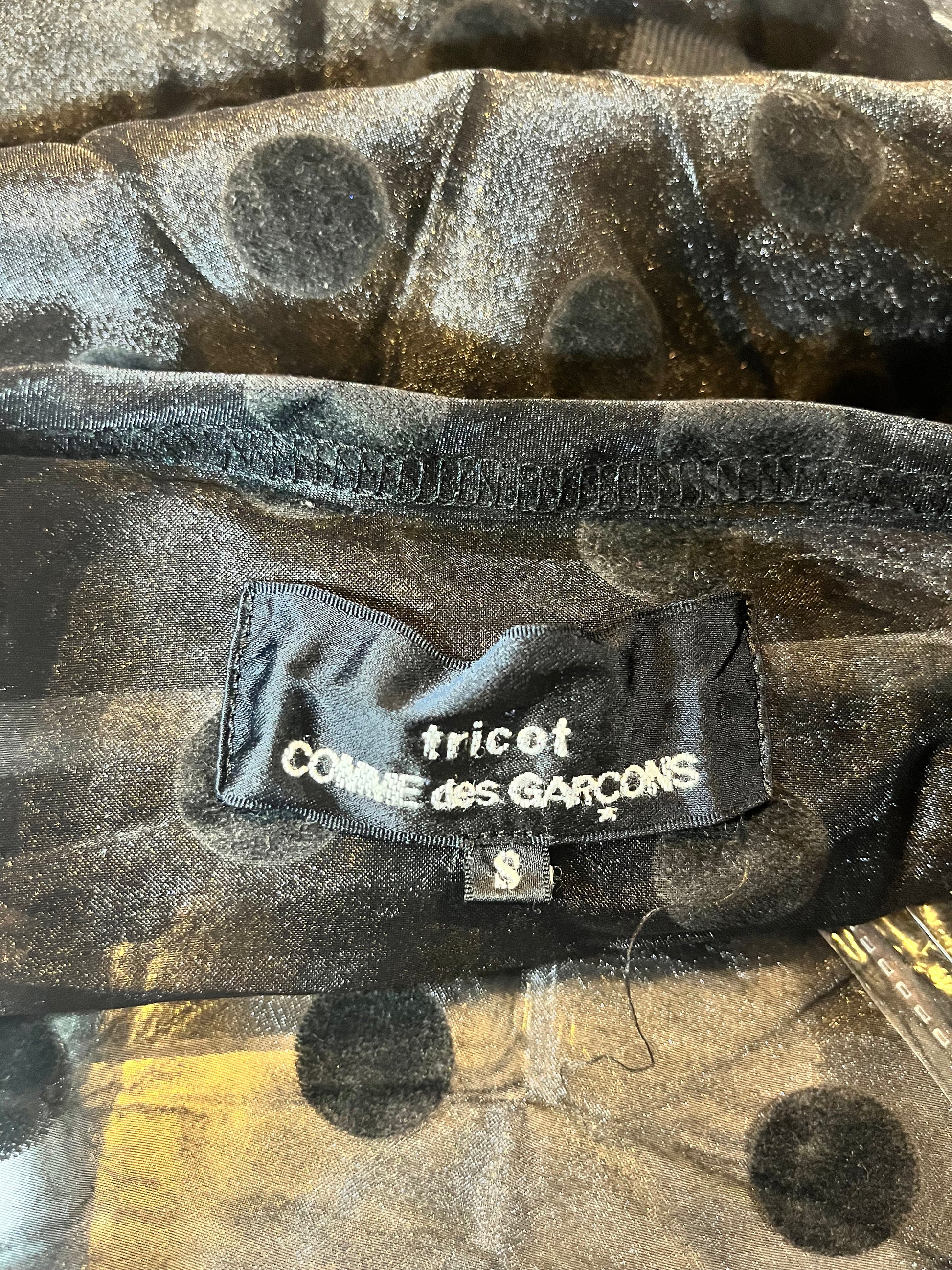 COMME des GARÇONS sheer shirt