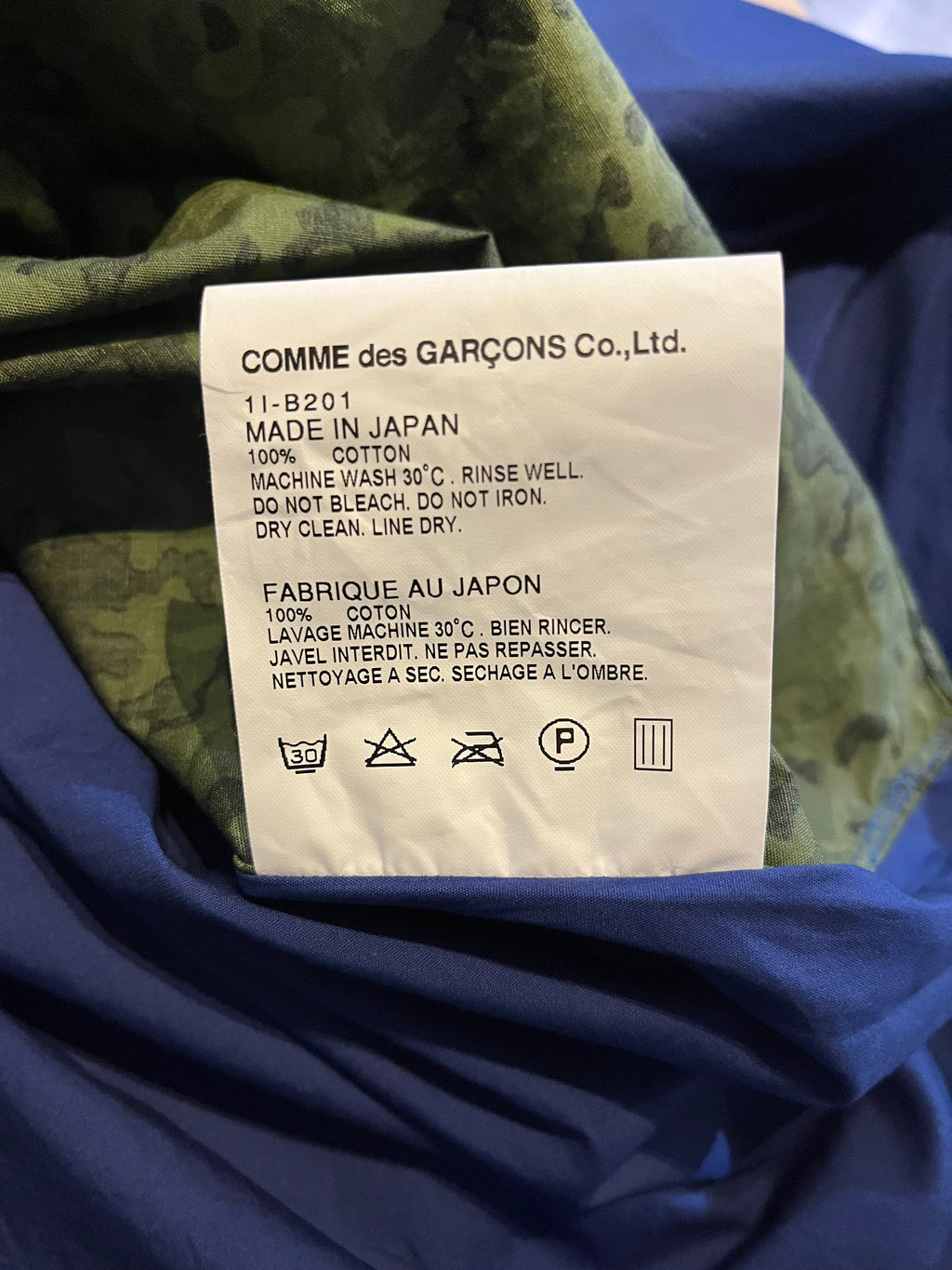 Black COMME des GARÇONS Long Shirts