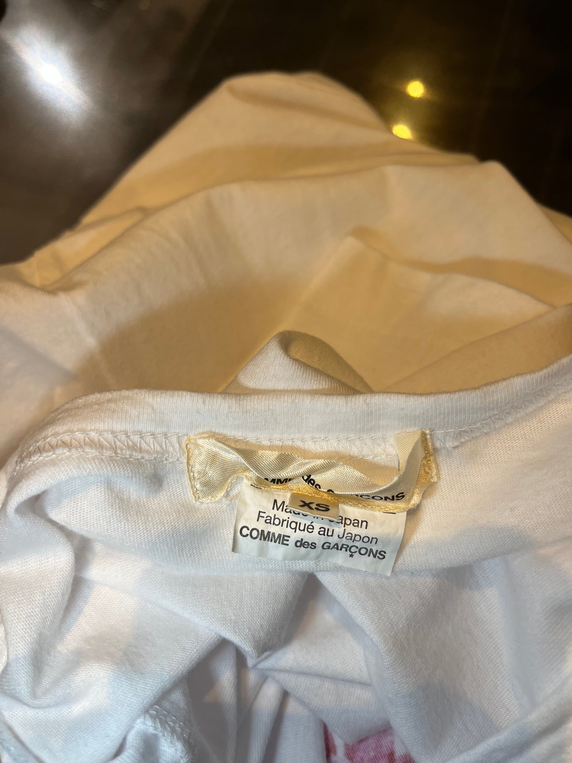 COMME des GARÇONS T-shirts white,flower