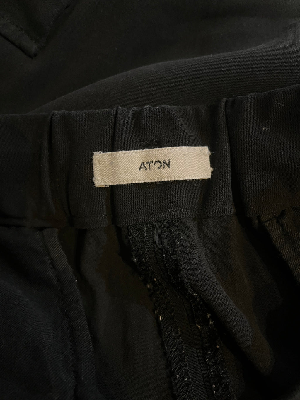 Aton  Pants Black Size : 6