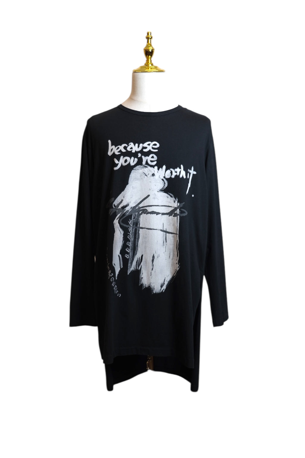 Yohji Yamamoto POUR HOMME  long-sleeved T-shirt - Size L/XL