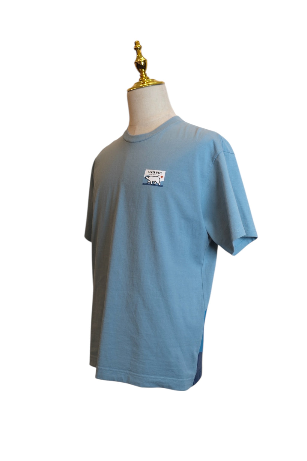 Human Made White bear T-shirt, Light blue, L, Grade B
