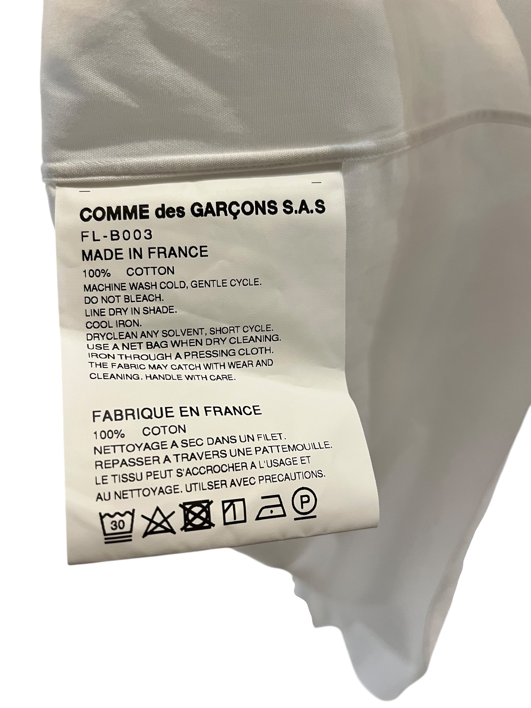 COMME des GARÇONS Shirt  lacoste collaboration