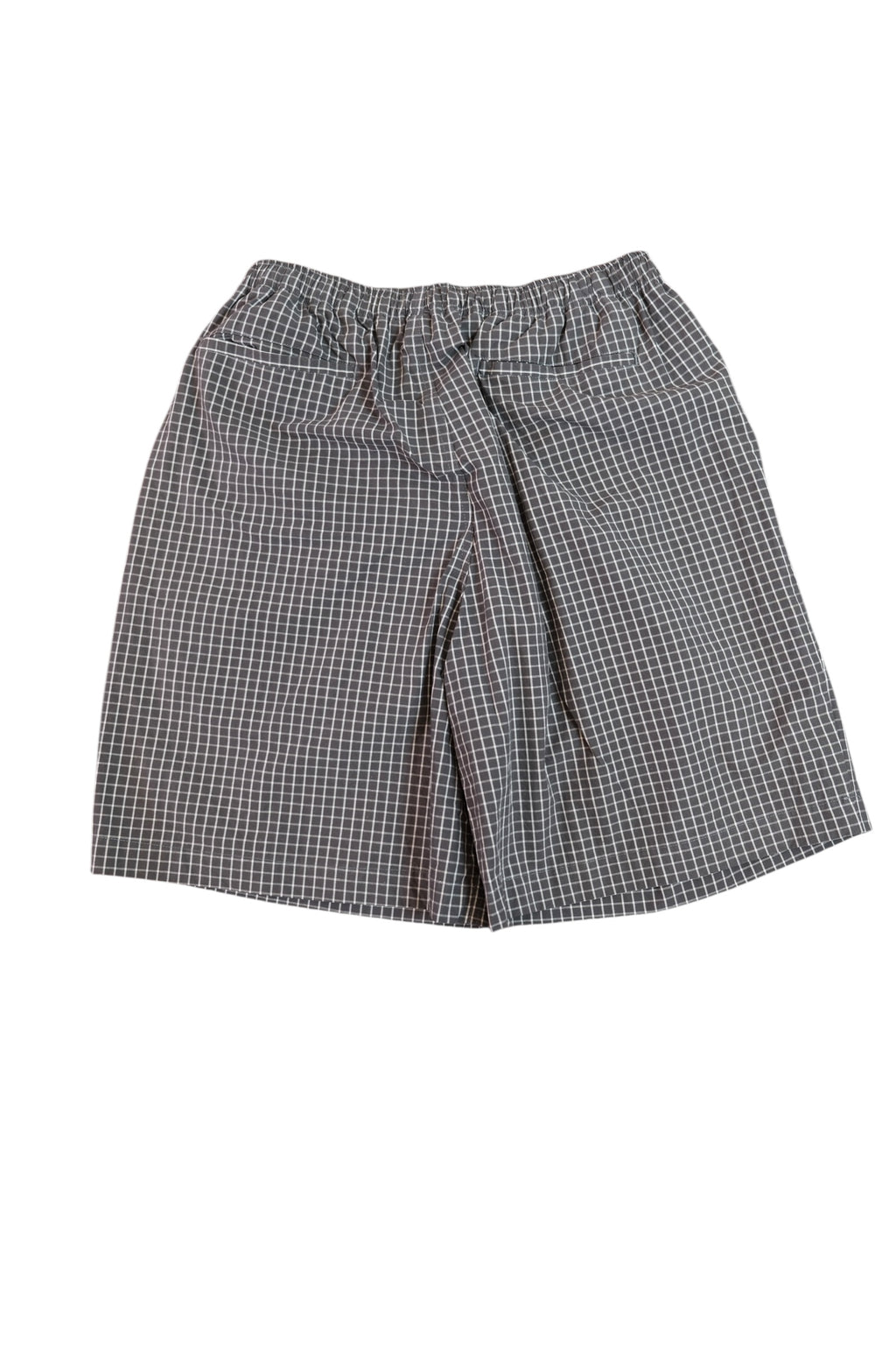 is-ness Plaid Short Pants Grey