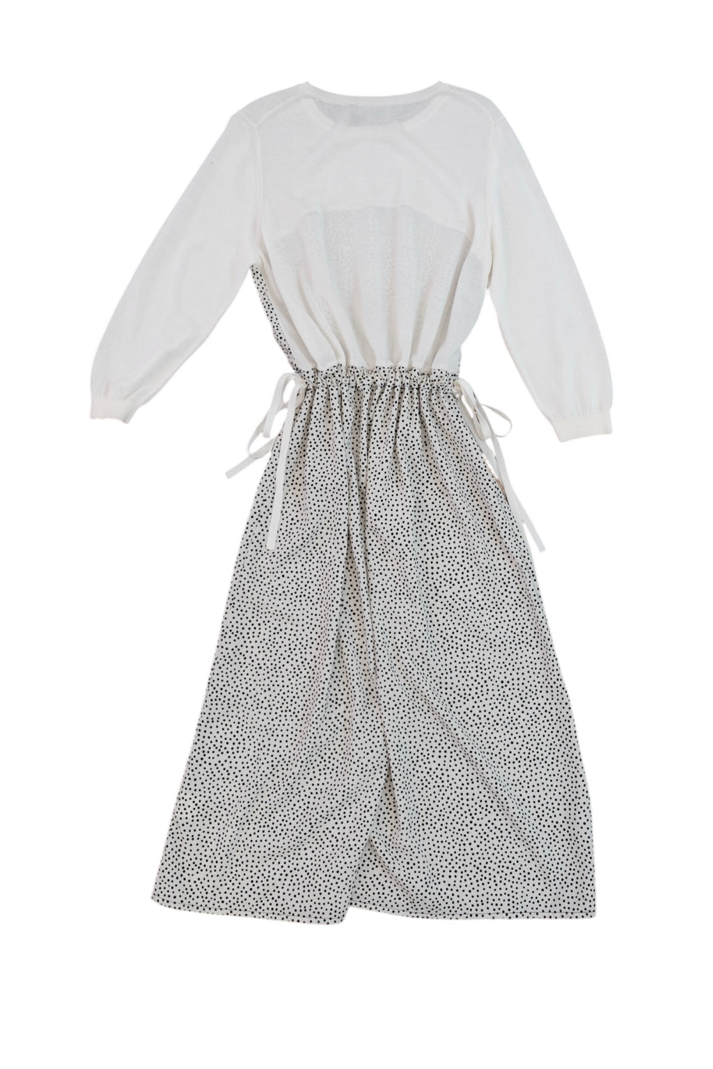 Atelier six Dress white and back dots Size : 38