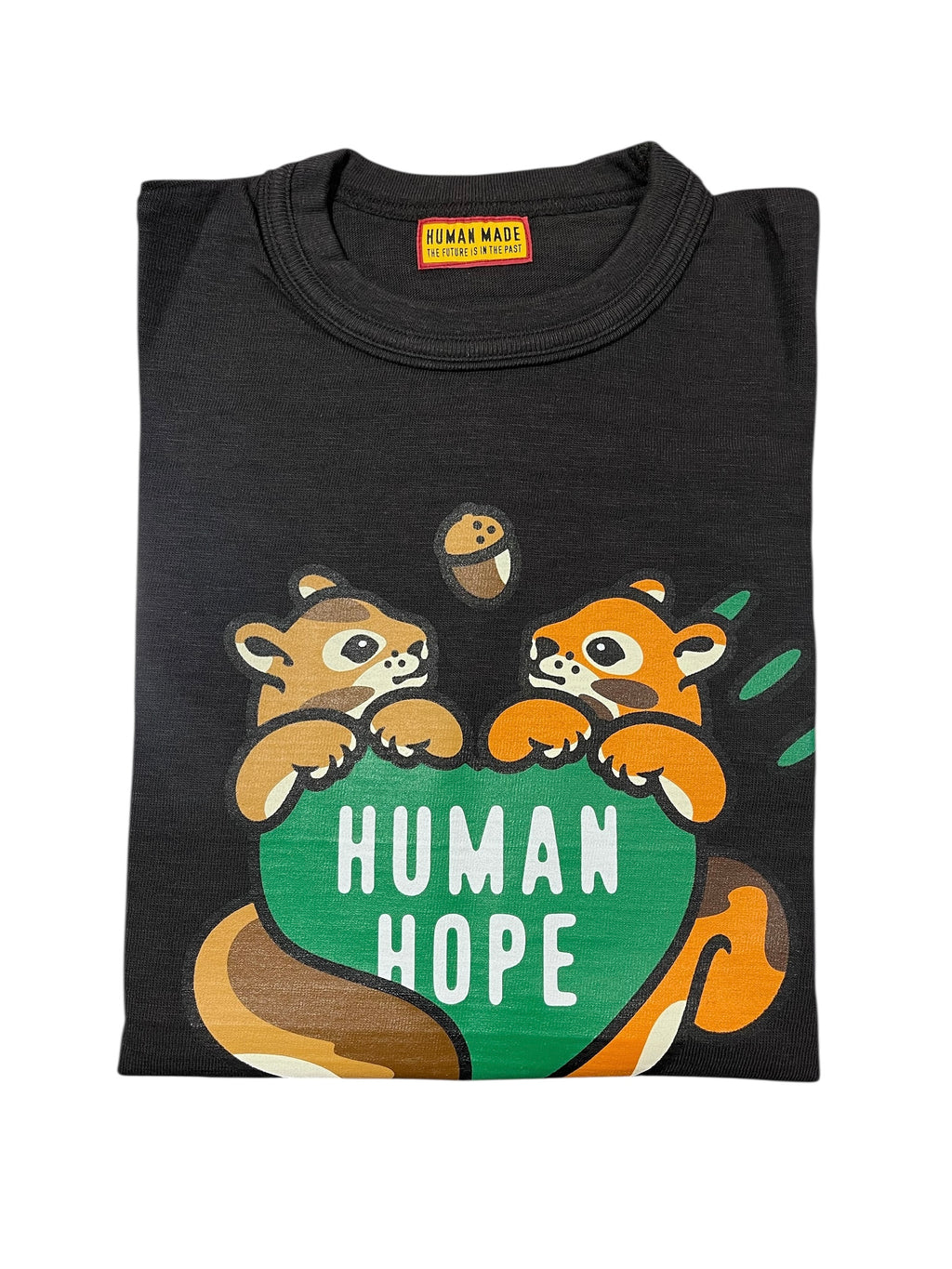 HUMAN HOPE GRAPHIC T-SHIRT BLACK M size