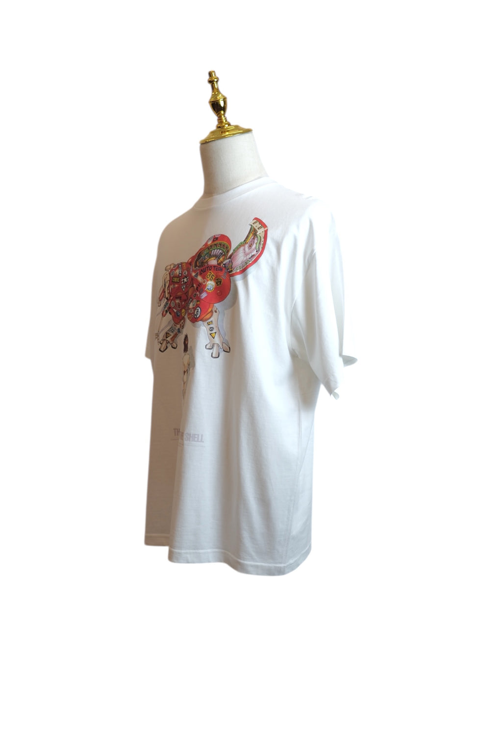 Ghost in the shell T-shirt White        XL