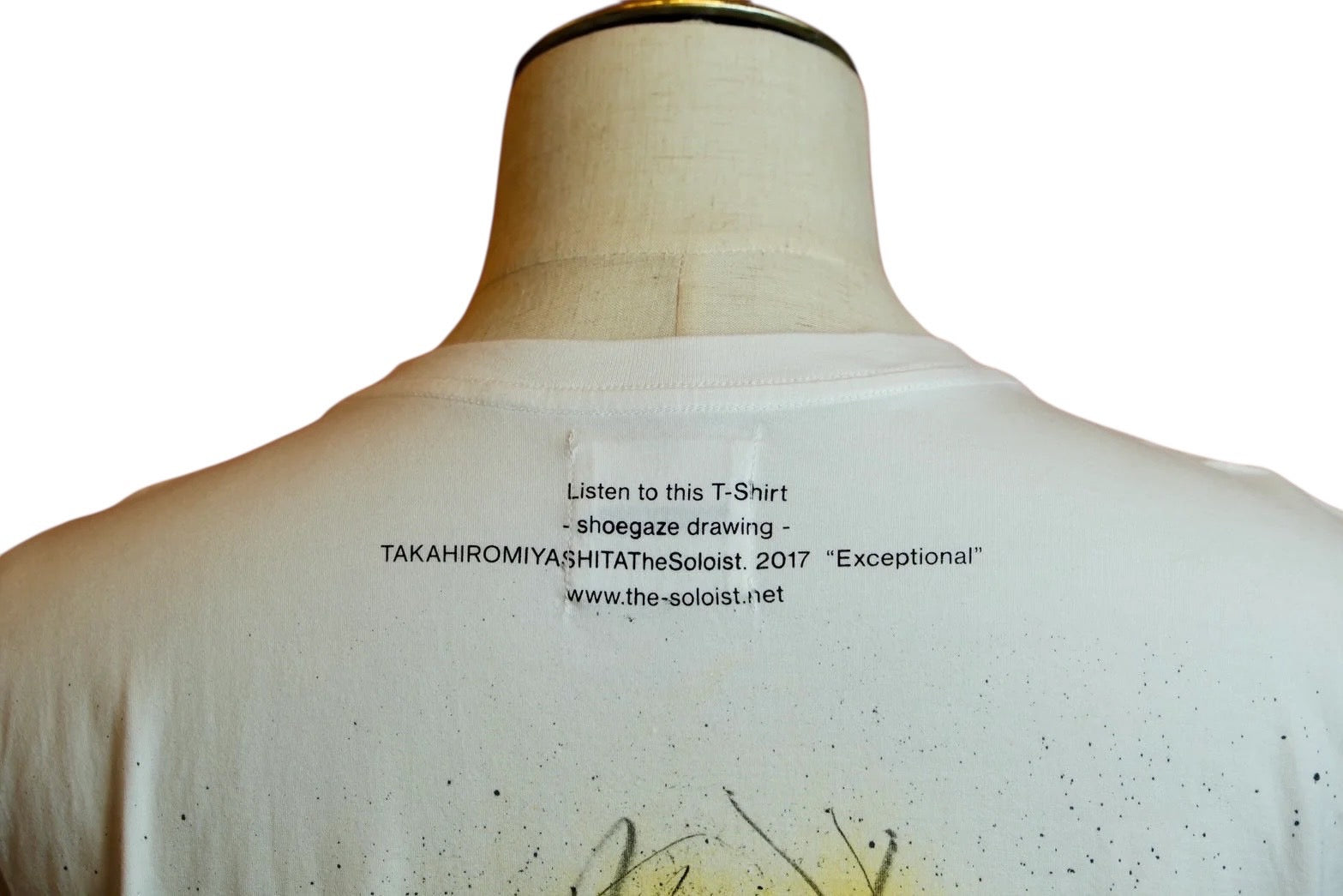 TAKAHIROMIYASHITATheSoloist. – “shoegaze drawing / the soloist is dead.” T-Shirt (2017)