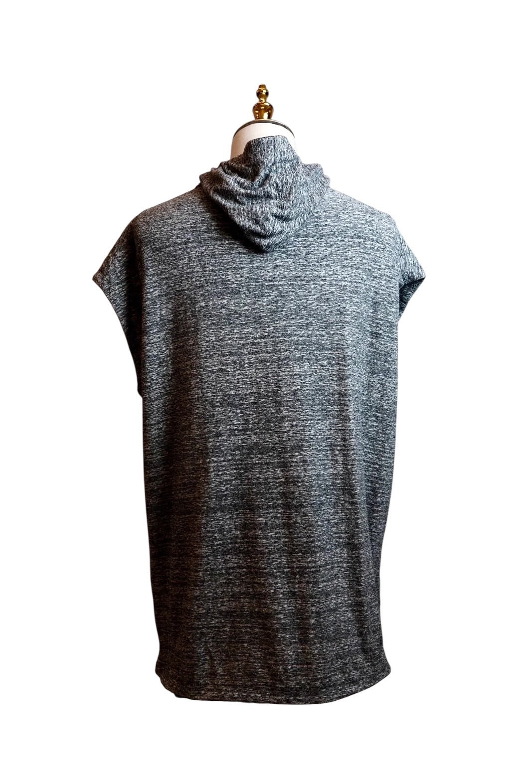 RIPVANWINKLE Textured Sleeveless Hoodie