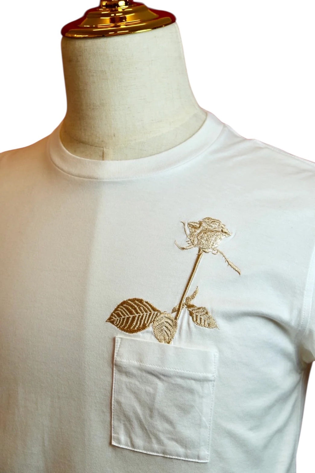MIHARAYASUHIRO "KMY-ROSE" Embroidered Pocket T-Shirt