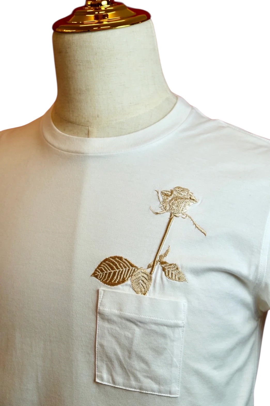 MIHARAYASUHIRO "KMY-ROSE" Embroidered Pocket T-Shirt