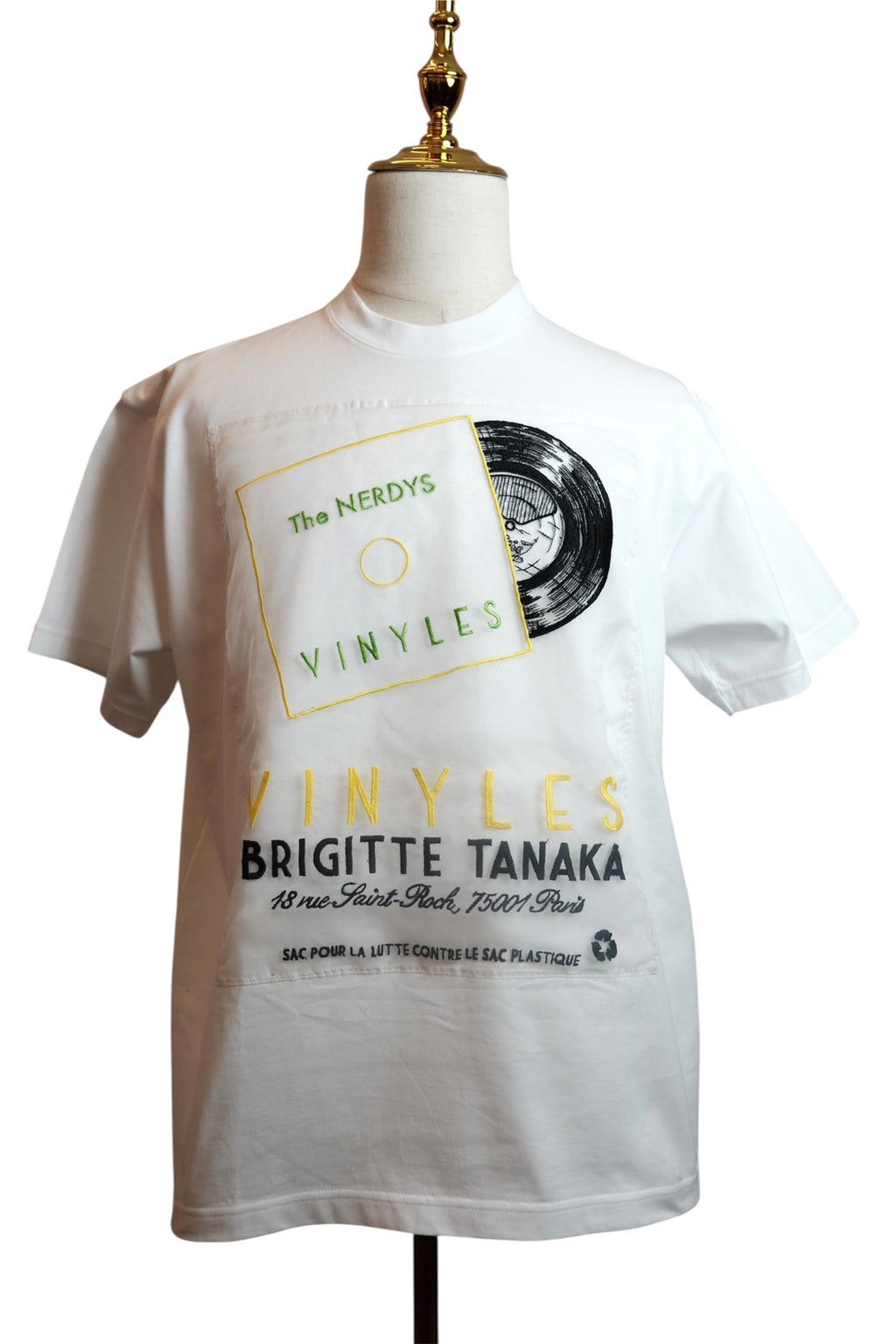 THE NERDYS × Brigitte Tanaka “Vinyl Graphic” T-Shirt
