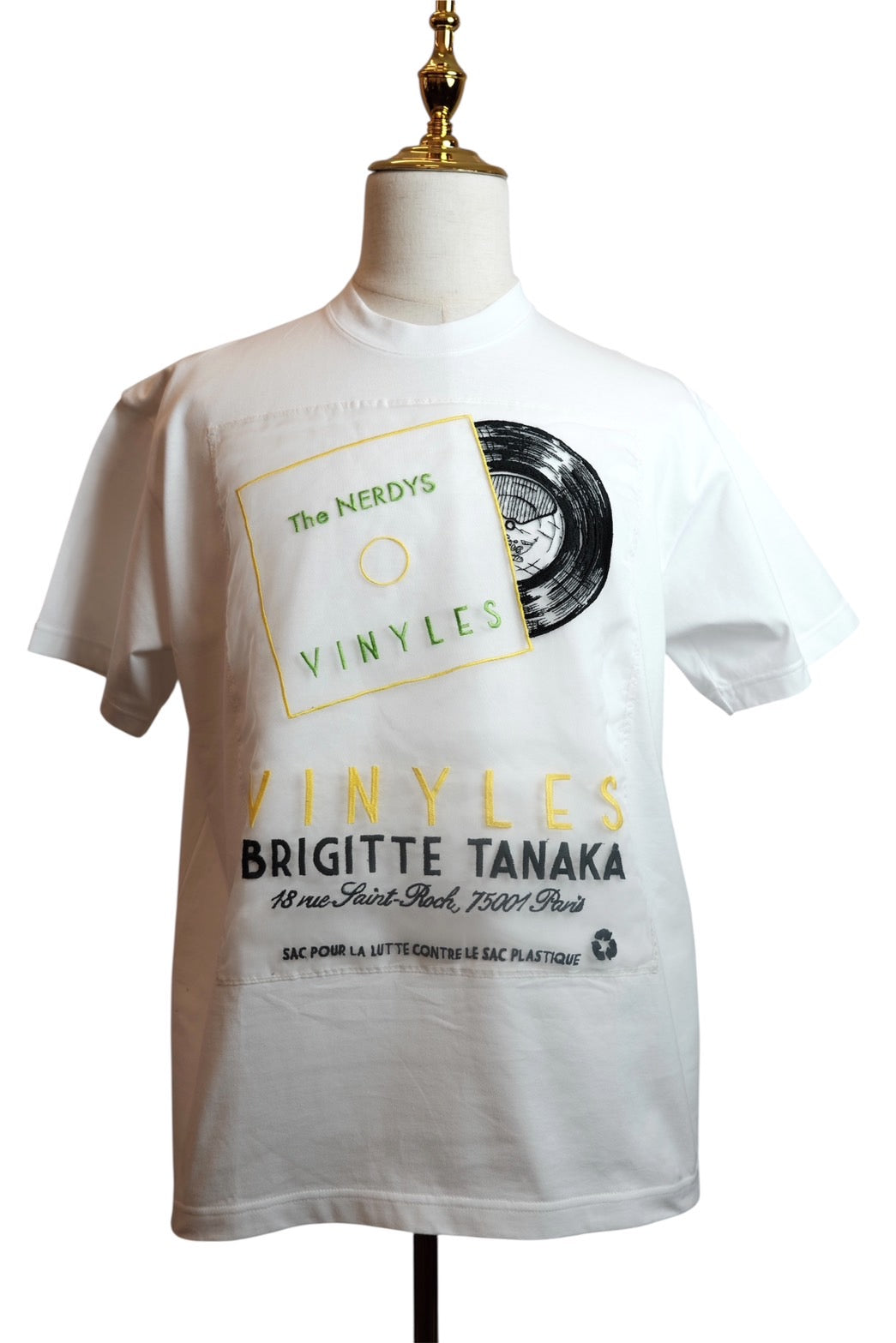 THE NERDYS × Brigitte Tanaka “Vinyl Graphic” T-Shirt